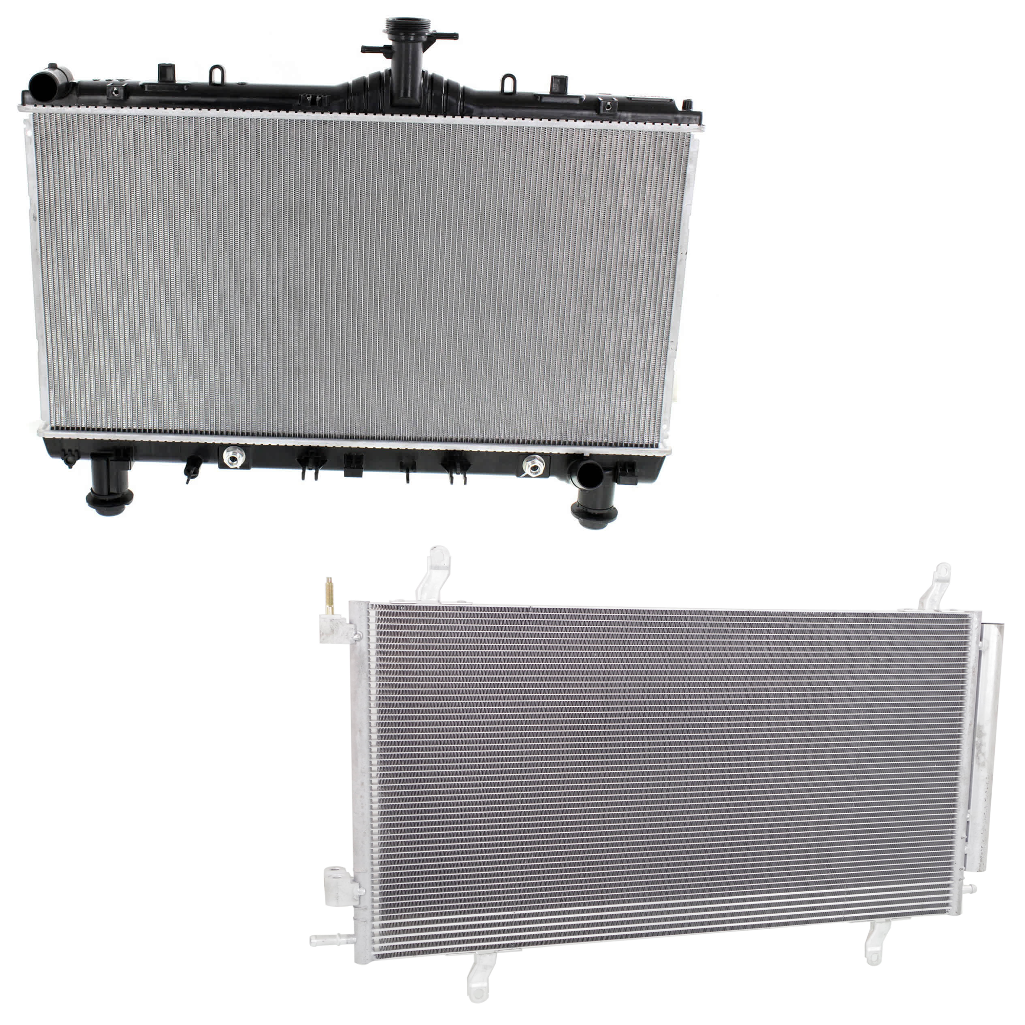 AM CAMARO 12-15 A C CONDENSER RADIATOR KIT 2 pc kit 3.6L Eng. 6 Cyl. SKU KIT 081024-76 Partslink GM3030302 GM3010554 OEM 23456530-22786865