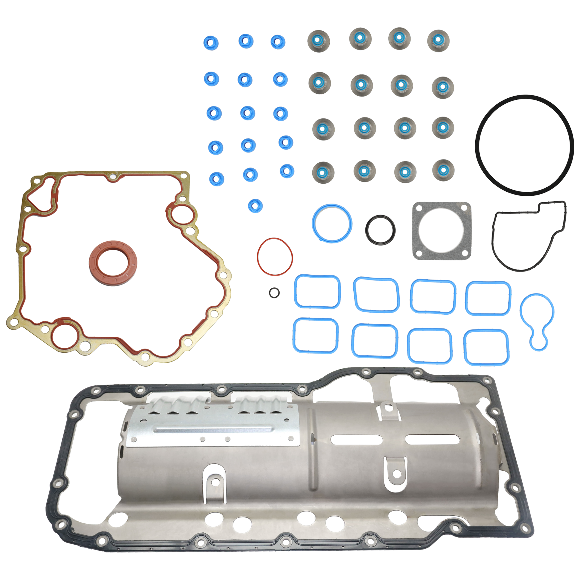 AM DAKOTA DURANGO 00-03 CYLINDER HEAD GASKET 3 pc Kit with Cylinder Head Gasket Oil Pan Gasket and Timing Cover Gasket SKU KIT 081324 C1030 OEM 14673-151020901 ATC2650 JV5136