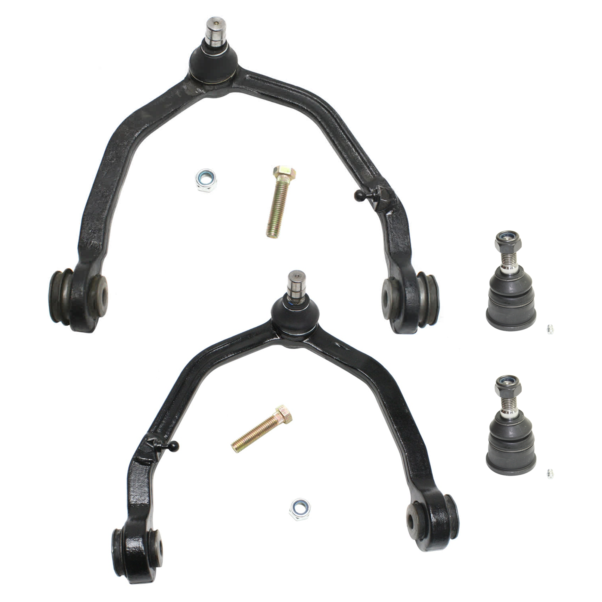 AM MARK VIII 93-98 FRONT CONTROL ARM RH AND LH Upper 4 pc Kit with Ball Joint SKU KIT 081324 C1031 OEM 881220-2605142-5021036-45D1036