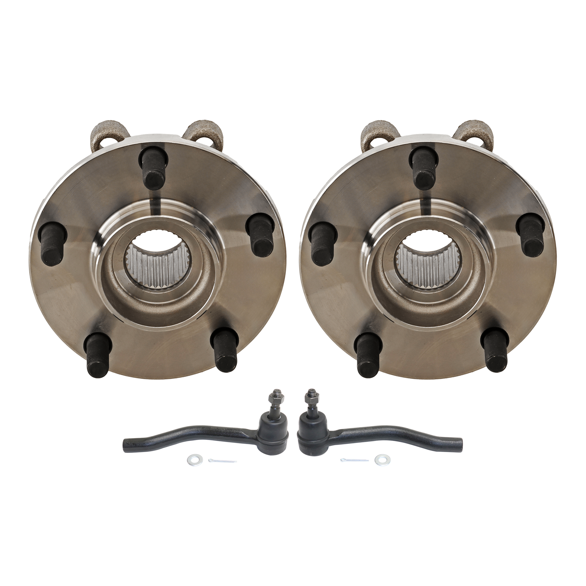 AM ALTIMA 07-13 SUSPENSION KIT 4 pc Kit with Wheel Hub and Tie Rod End SKU KIT 081324 C1052 OEM GS30604 TO69162 GS30603 TO6916