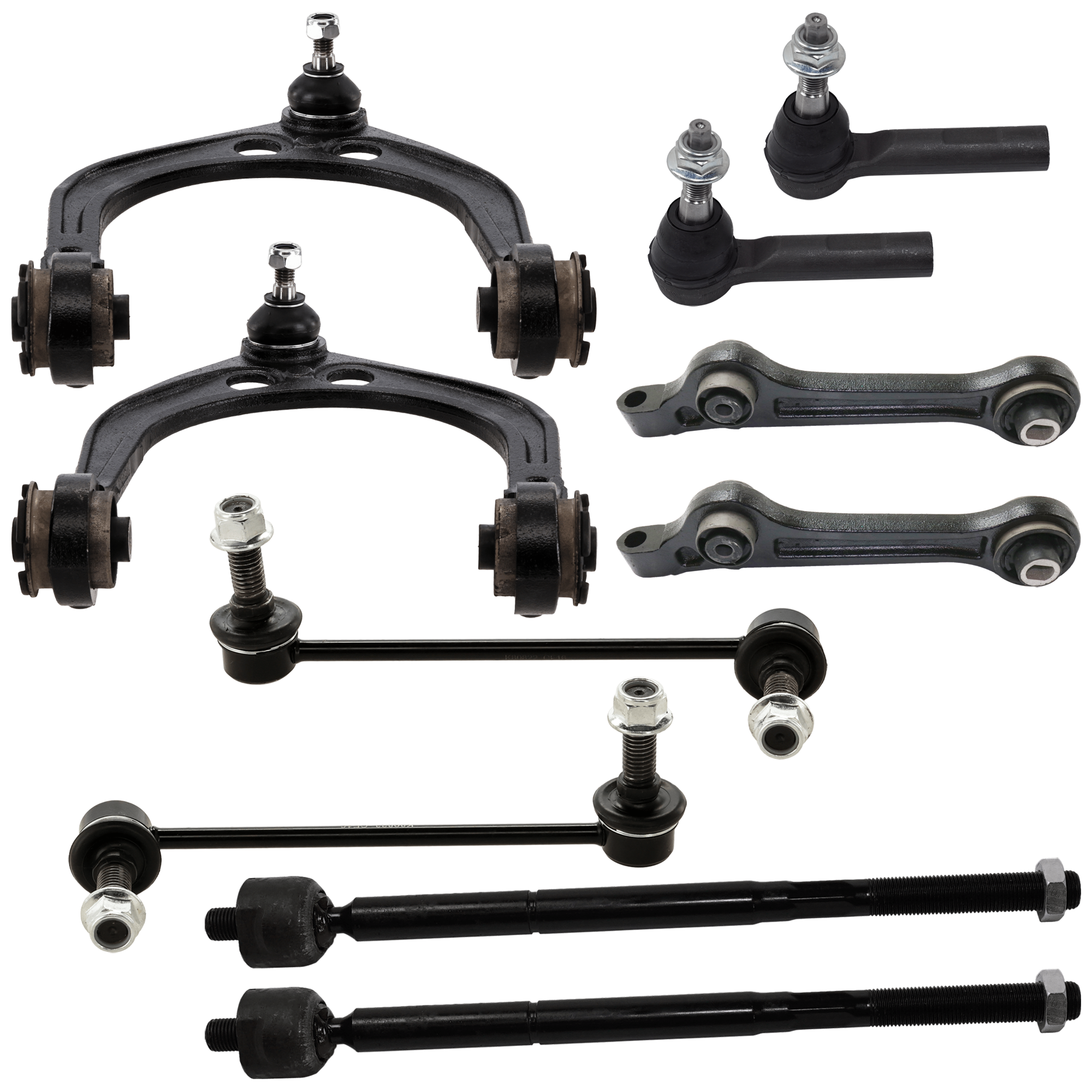 AM CHARGER 11-20 SUSPENSION KIT 10 pc Kit with Tie Rod End and Sway Bar Link SKU KIT 081324 C135 OEM 68045131AE 4782665AB 4782666AB