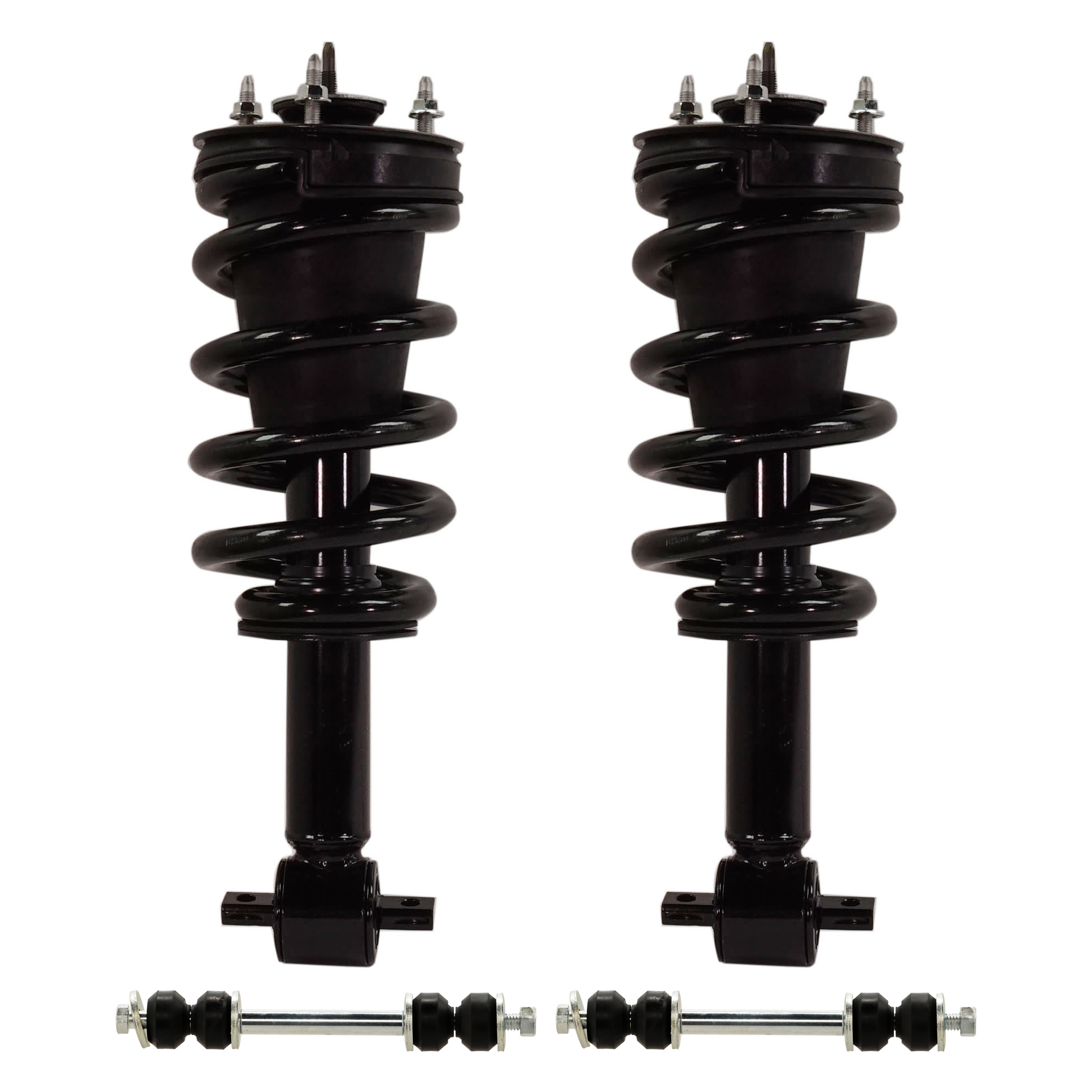 AM SILVERADO 1500-14-16 SHOCK ABSORBER 4 pc Kit with Sway Bar Link SKU KIT 081324 C1483 OEM 23338839-23183876-710413-84