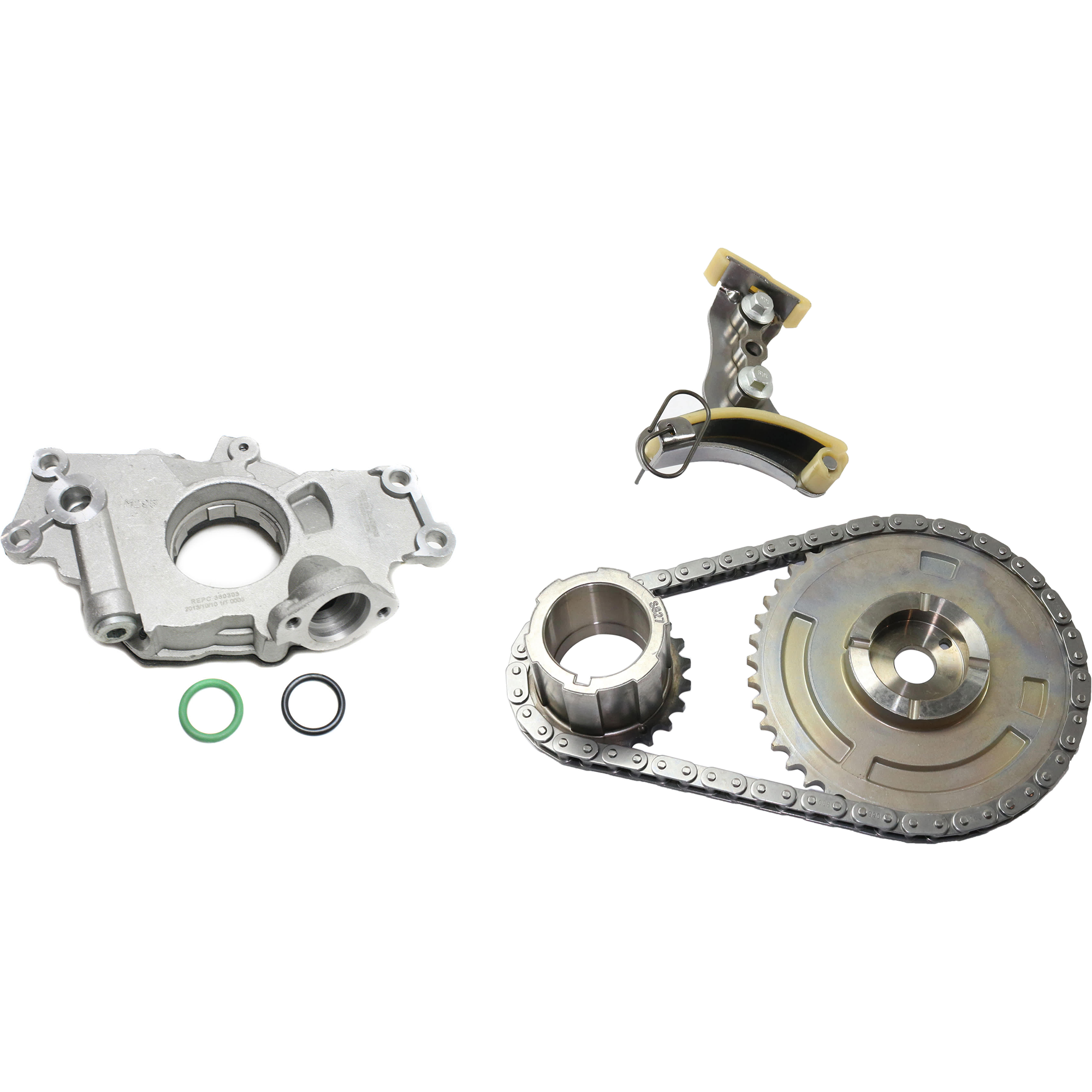 AM SILVERADO 1500-07-12 OIL PUMP 2 pc Kit with Timing Chain Kit SKU KIT 081324 C1516 OEM 94205SA
