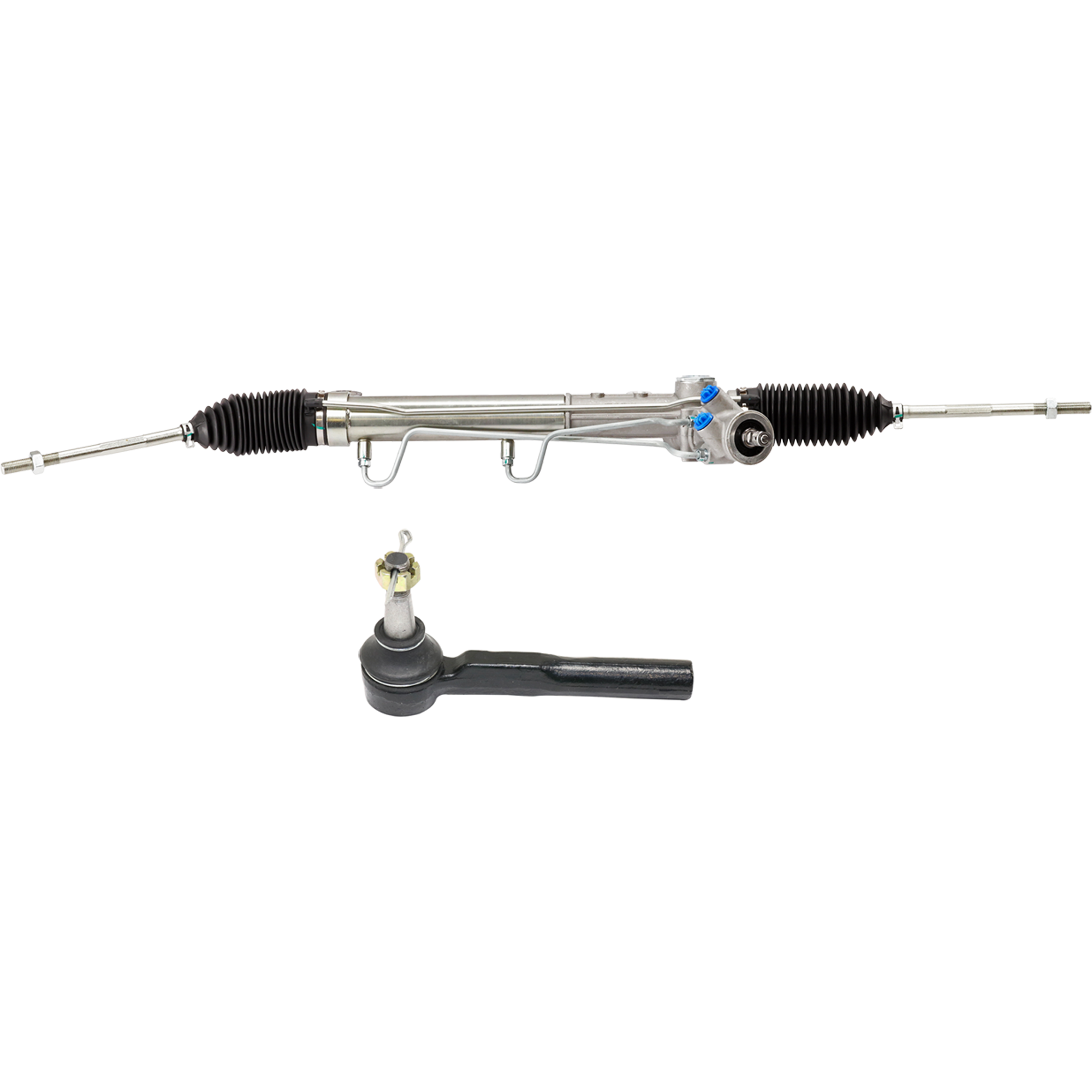 AM MALIBU 98-03 GRAND AM 99-05 STEERING RACK Power w Inner Tie Rods 2 pc Kit with Tie Rod End SKU KIT 081324 C1588 OEM 26073562-26073200-26073995-260