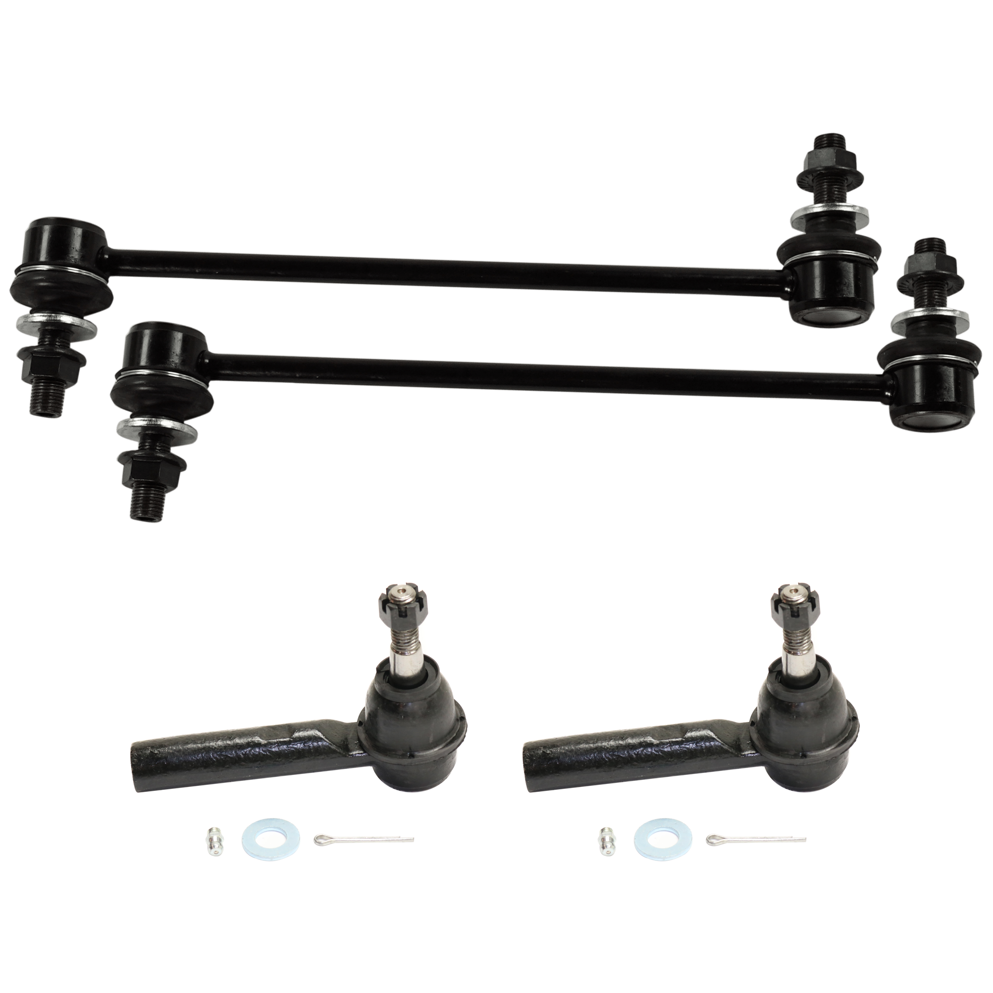 AM SRX 10-16 SWAY BAR LINK 4 pc Kit with Tie Rod End SKU KIT 081324 C1589 OEM 20984481-19207057