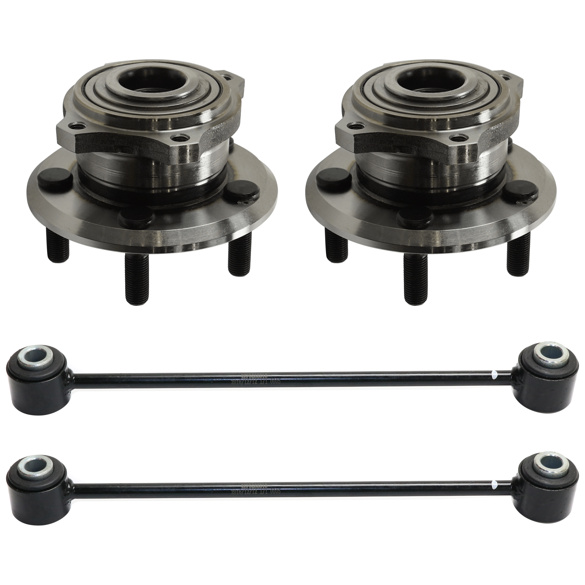 AM MAGNUM 05-08 CHARGER 06-09 REAR HUB ASSEMBLY RH AND LH 4 pc kit with Sway Bar Link SKU KIT 081324 C1635 OEM 91424849-18443-2651597-5451388