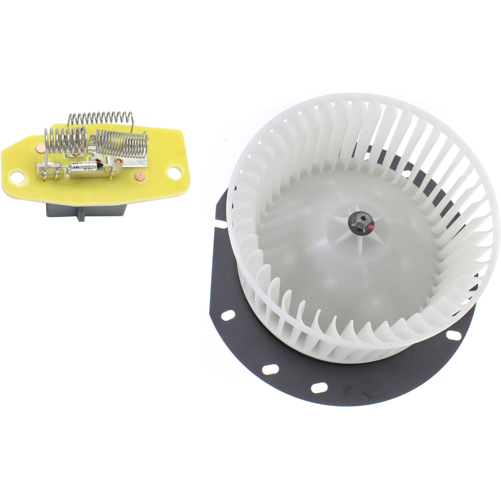 AM ECONOLINE VAN 08-14 BLOWER MOTOR Rear 2 pc kit with Blower Motor Resistor SKU KIT 081324 C1652 OEM 2C2Z19805A BC2Z19805A 20261-97