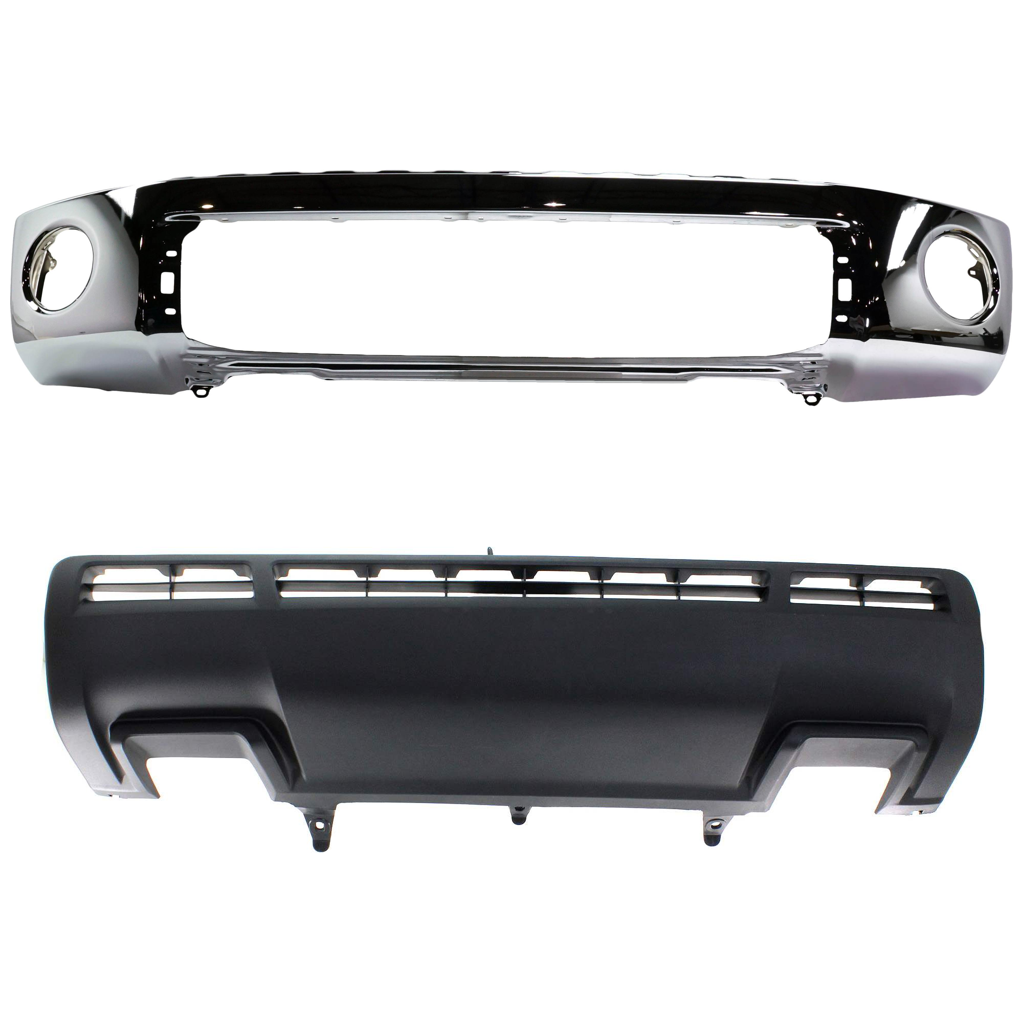 AM TUNDRA 10-13 FRONT BUMPER 2 pc kit w Valance SKU KIT 081324 C1875 Partslink TO1002182 TO1095202 OEM 521110C021-539110C040