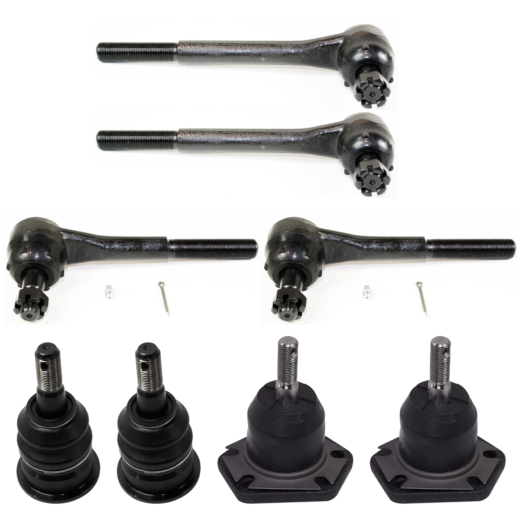 AM C10 SUBURBAN 73-86 SUSPENSION KIT 8 pc Kit with Tie Rod End SKU KIT 081324 C591 OEM 10264-286002-286009-305119-260