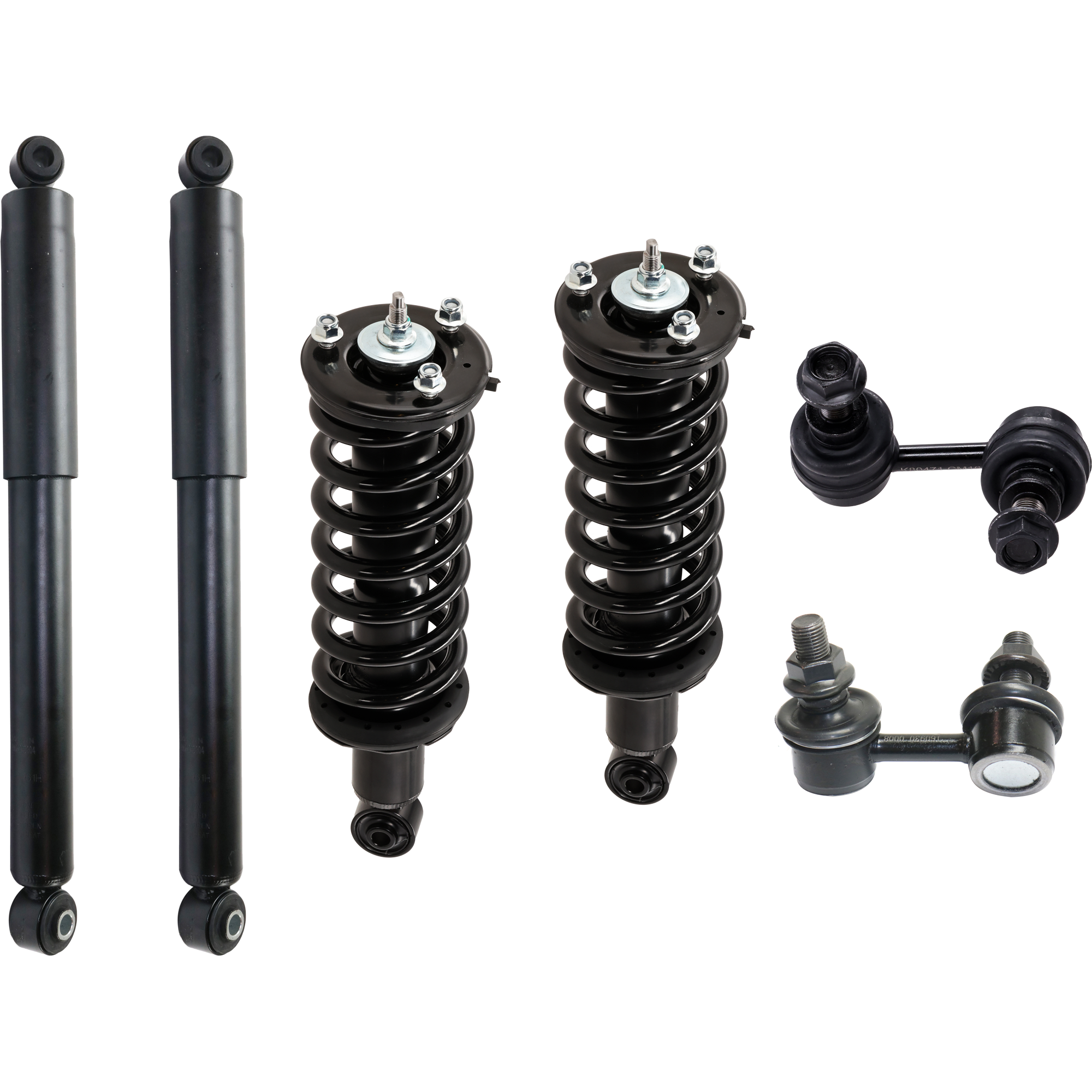 AM FRONTIER 05-21 FRONT AND REAR SHOCK ABSORBER RH AND LH SKU KIT 081324 C629 OEM 37273-255410-316924-342845-345