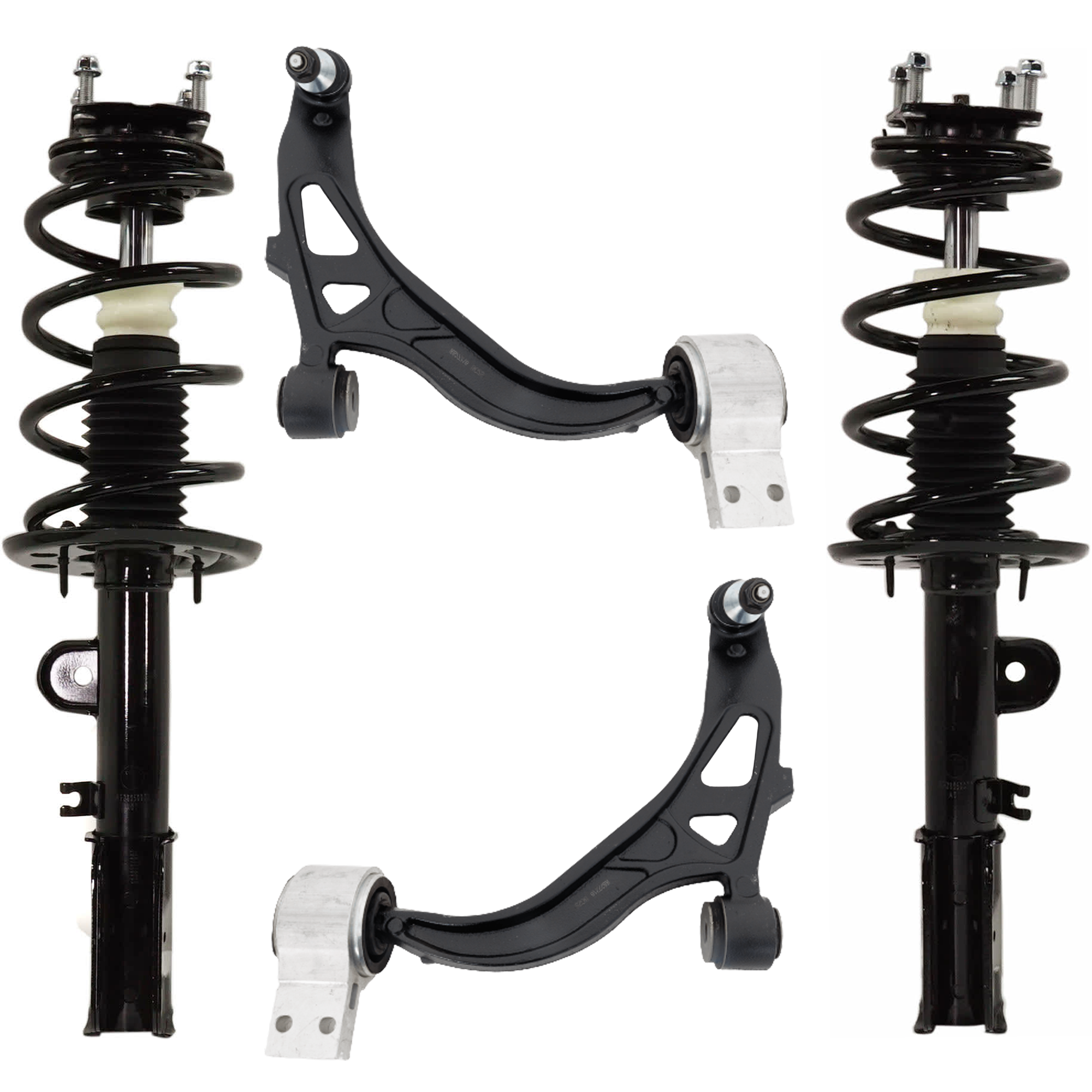 AM EXPLORER 11-13 FRONT FULLY LOADED STRUT RH AND LH 4 pc kit with Control Arms SKU KIT 081324 C669