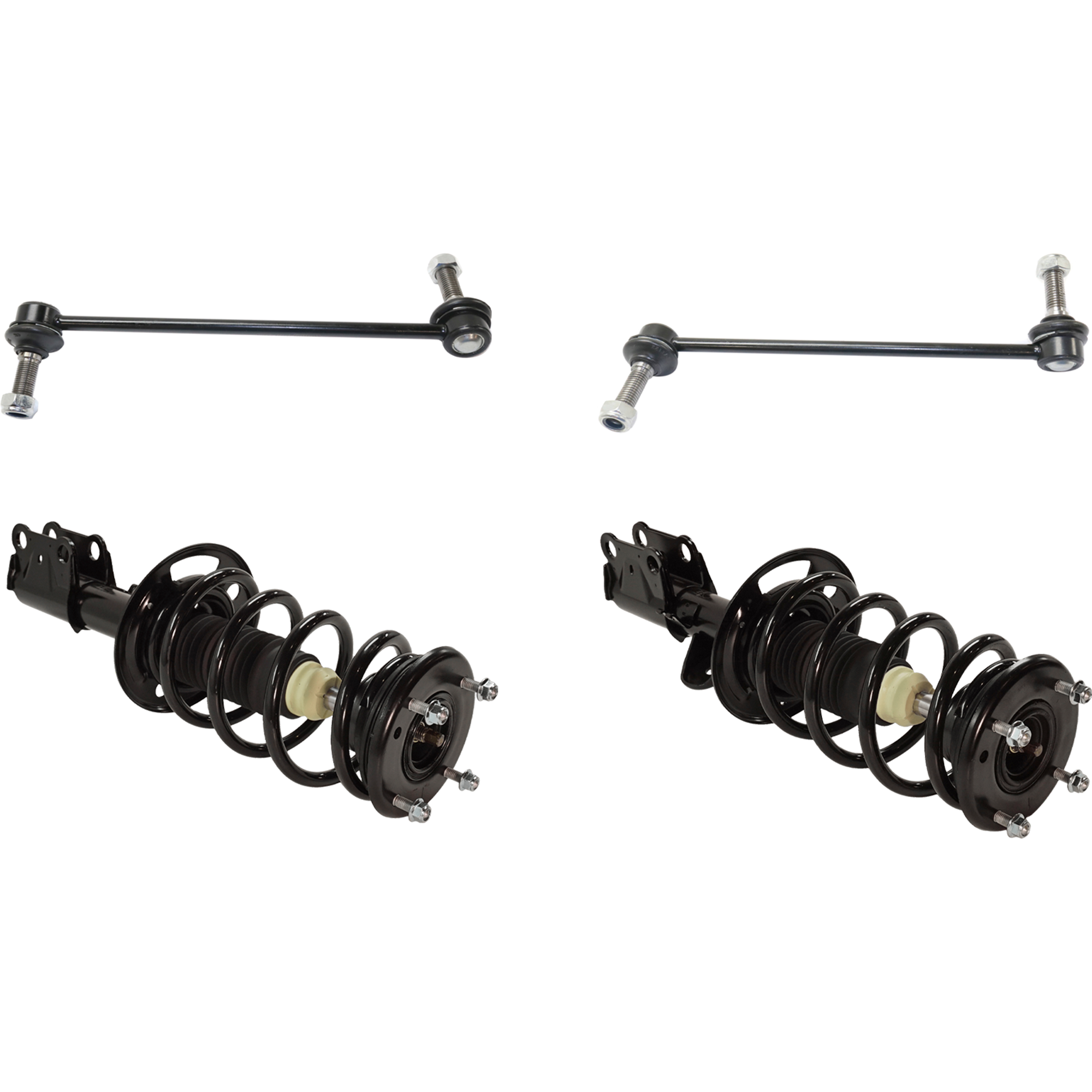 AM POLICE INTERCEPTOR SEDAN 13-19 FRONT SUSPENSION KIT RH AND LH 4 pc kit with Loaded Struts and Sway Bar Links SKU KIT 081324 C673 OEM 372654-817135-2701700787-33334