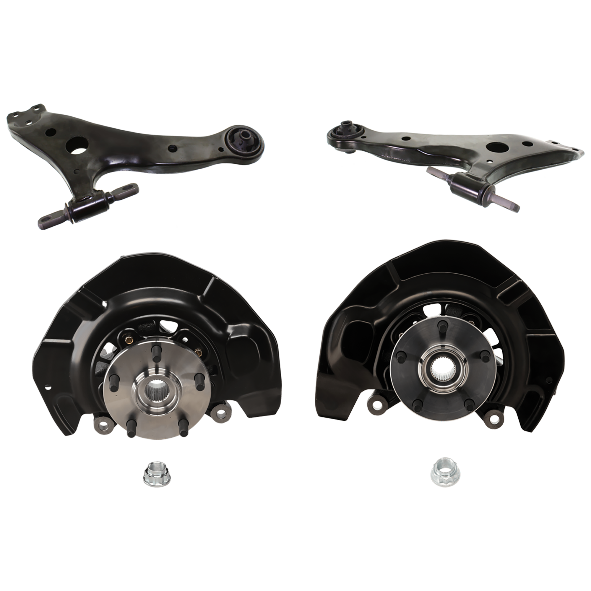 AM RX330-04-06 RX350-07-09 FRONT KNUCKLE RH AND LH 4 pc Kit Steering with Control Arm SKU KIT 081324 C819 OEM 9691700-4321208020-9008036193