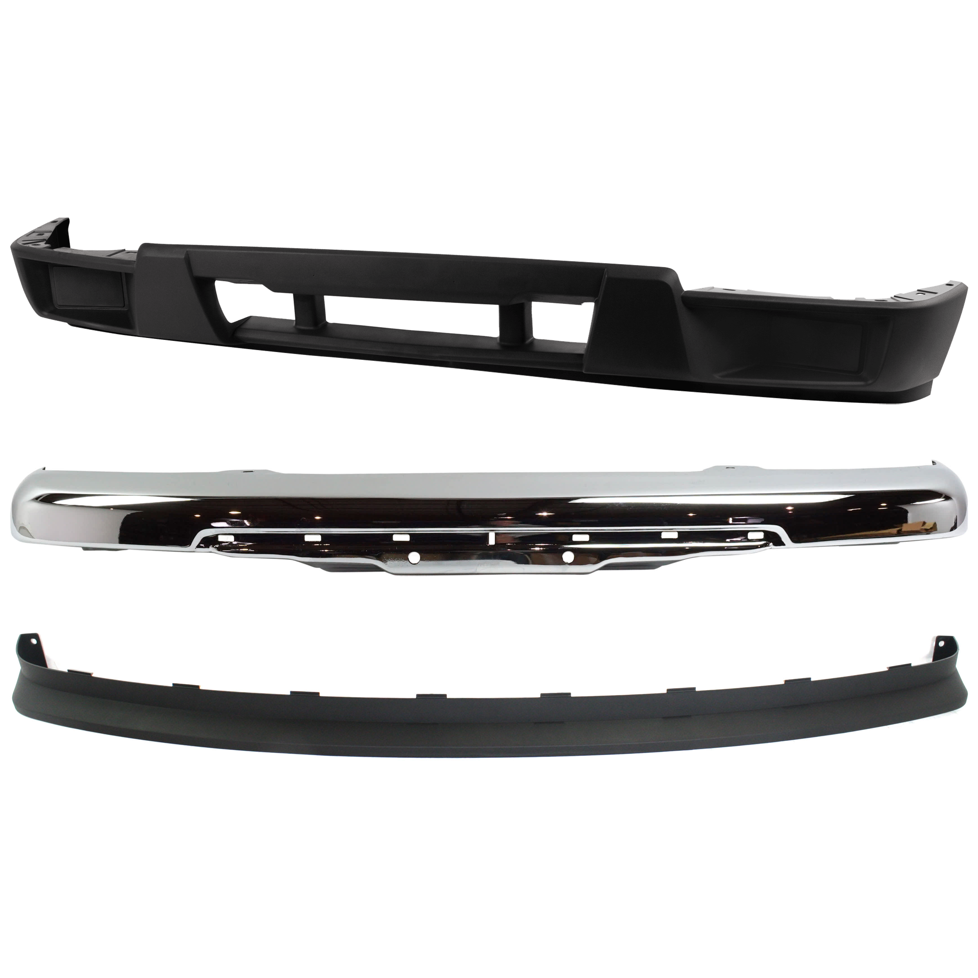 AM COLORADO 04-12 CANYON 04-12 FRONT BUMPER 3 pc kit w Bumper Cover and Valance SKU KIT 081324 C865 Partslink GM1002824 GM1000723 GM1092183 OEM 12335804-12335806-15888037