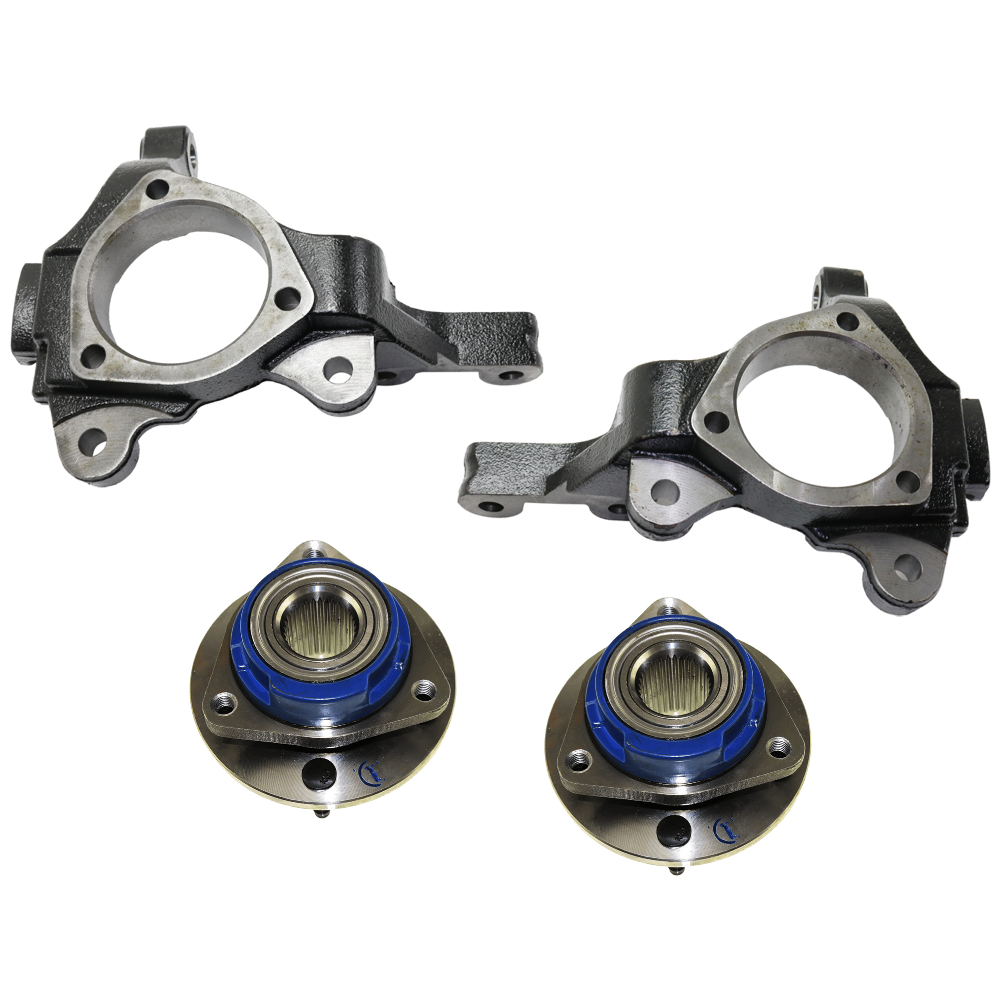 AM IMPALA 00-08 VENTURE 03-05 FRONT KNUCKLE RH AND LH 4 pc Kit Steering with Wheel Hub SKU KIT 081324 C893 OEM 23127629-23127630-88964096