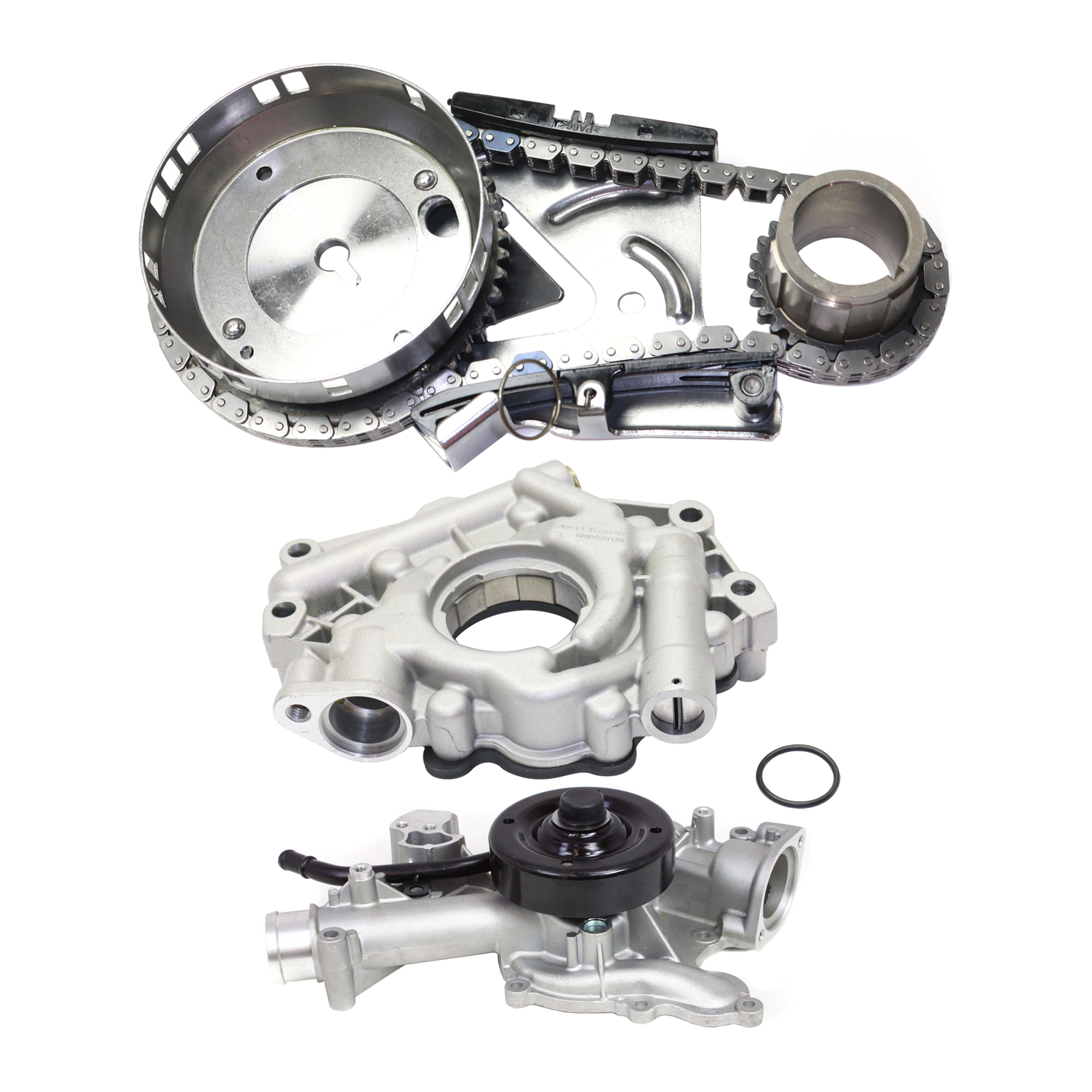 AM DURANGO 04-08 WATER PUMP Assembly 3 pc kit with Oil Pump and Timing Chain Kit SKU KIT 081324 C979