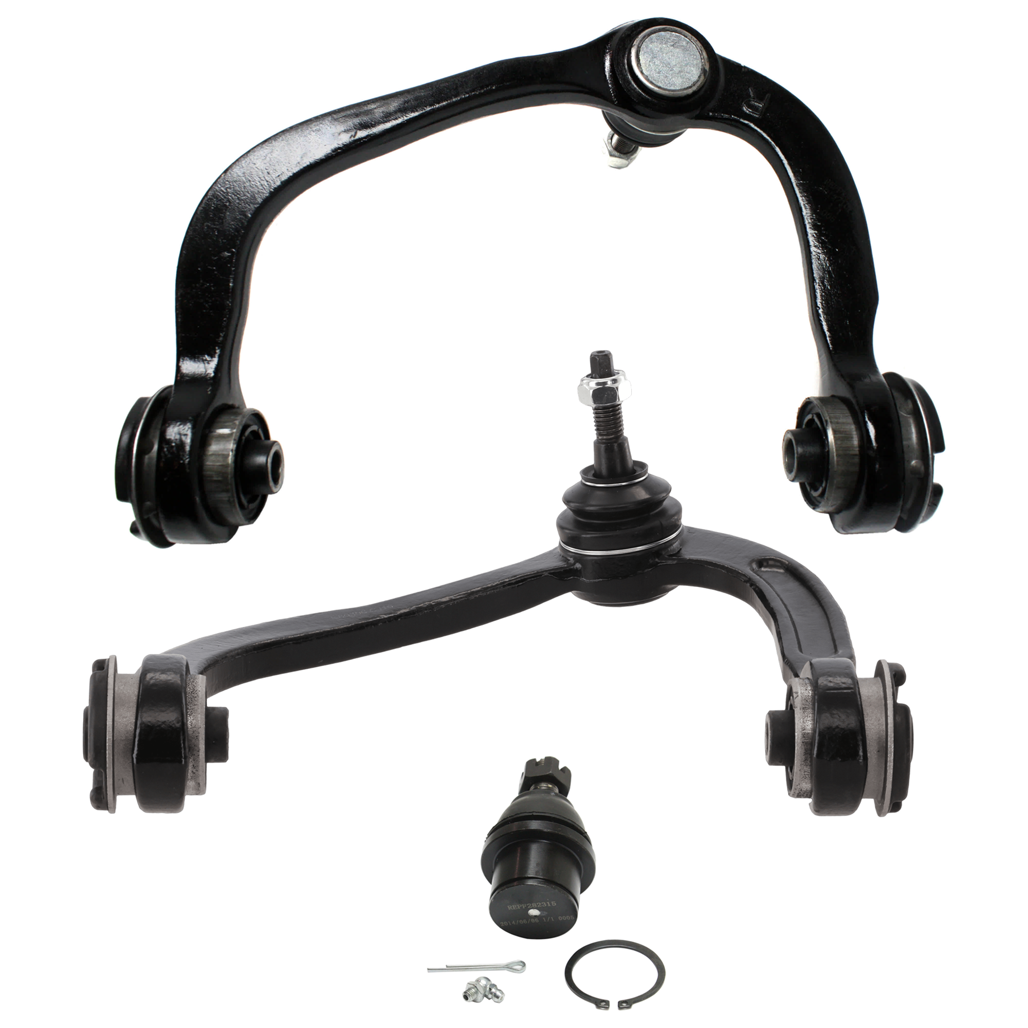 AM F 150-04-08 MARK LT 06-08 FRONT CONTROL ARM RH AND LH Upper and Lower w ball joint s 3 pc Kit with Ball Joint SKU KIT 081324 C989 OEM 4L3Z3084AB 6L3Z3084AR 7L1Z3084