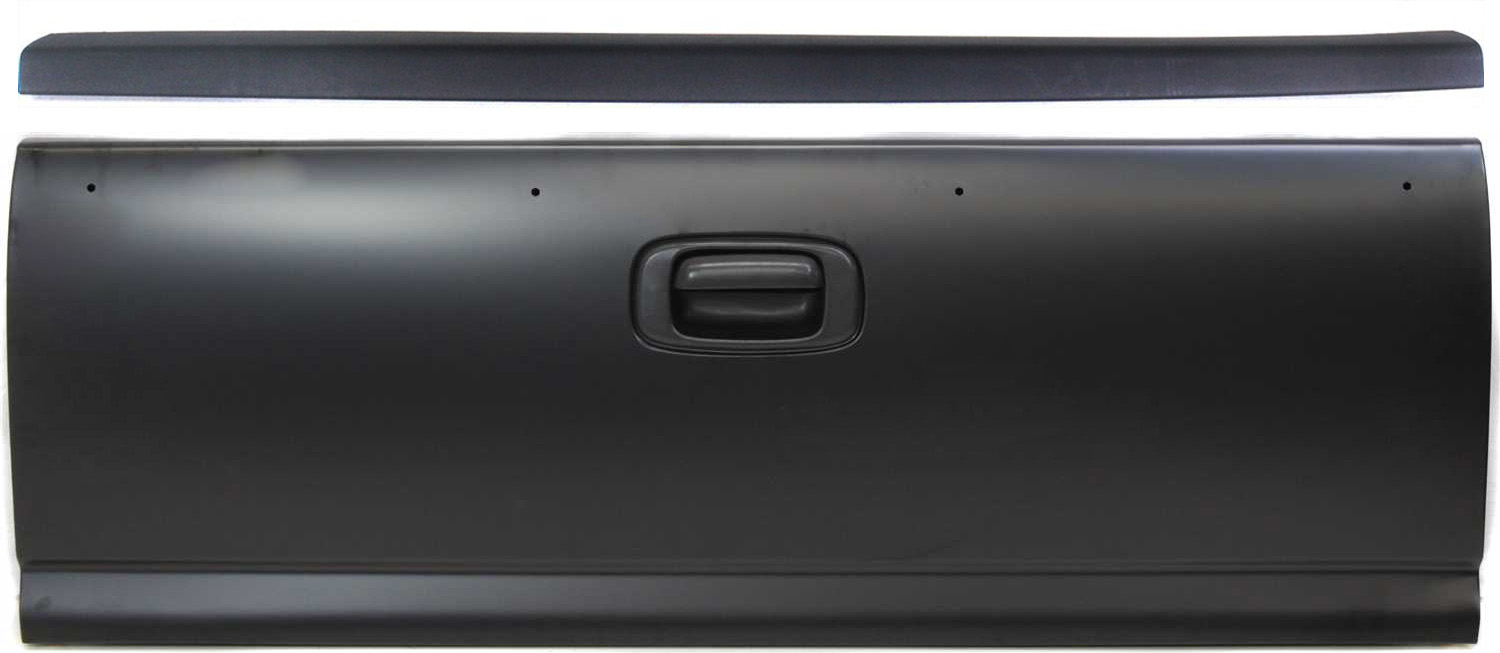 AM SIERRA P U 99-06 TAILGATE KIT Primed Steel Fleetside Includes 2007 Classic 2 pc Kit with Tailgate Molding SKU KIT 081417-21 Partslink GM1900124 GM1909102 OEM 15231877 PFM 15932261