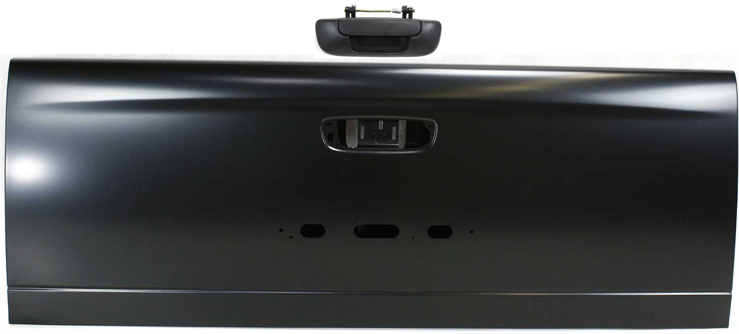 AM RAM 3500-03-06 TAILGATE Steel Primed w Dual Rear Wheels 3rd Gen. 2 pc Kit with Tailgate Handle SKU KIT 081417-32 Partslink CH1900125 CH1915110 OEM 55276328AA 55276237AA