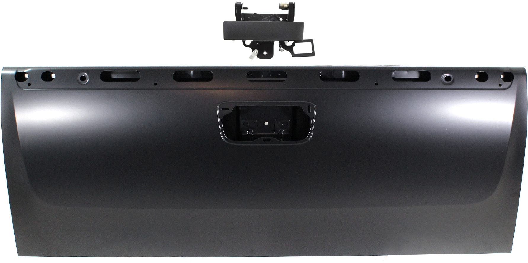 AM SILVERADO SIERRA 1500-07-13-2500-3500 HD 07-14 TAILGATE KIT Assembly Locking Exc. 2007 Classic Textured Black 2 pc Kit with Tailgate Handle SKU KIT 081417-56 Partslink GM1900125 GM1915124 OEM 20885079-20880358-20928119