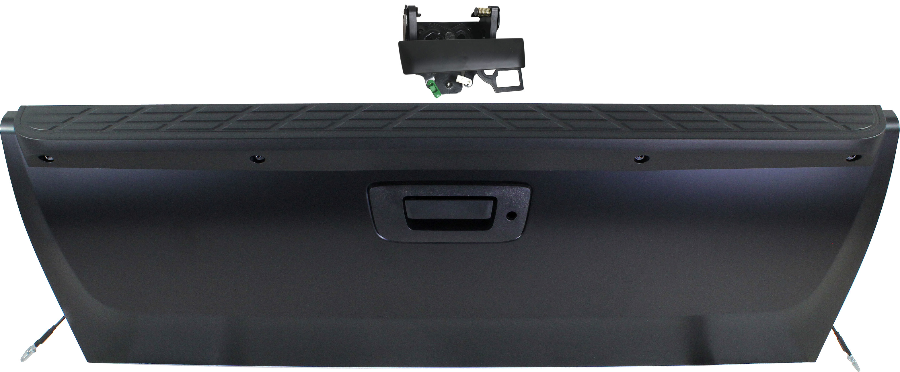 AM SILVERADO SIERRA P U 07-14 TAILGATE Primed 2 pc Kit with Tailgate Handle SKU KIT 081417-68 Partslink GM1901105 OEM 20885079 PFM