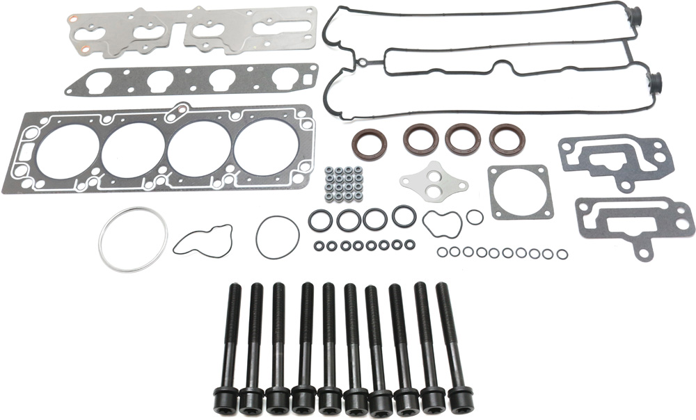 AM FORENZA 04-08 NUBIRA 99-02 RENO 05-08 HEAD GASKET SET 11 pc Kit 4 Cyl 2.0L Engine 16 Valves DOHC w Cylinder Head Bolt Cylinder Head Gasket SKU KIT 081517-08