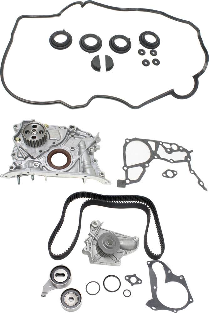 AM CAMRY 92-01 SOLARA 99-01 TIMING BELT KIT 3 pc Kit with Oil Pump and Valve Cover Gasket SKU KIT 081617-13 OEM GTKWP199 TB199LK1 TCKWP199 WPK