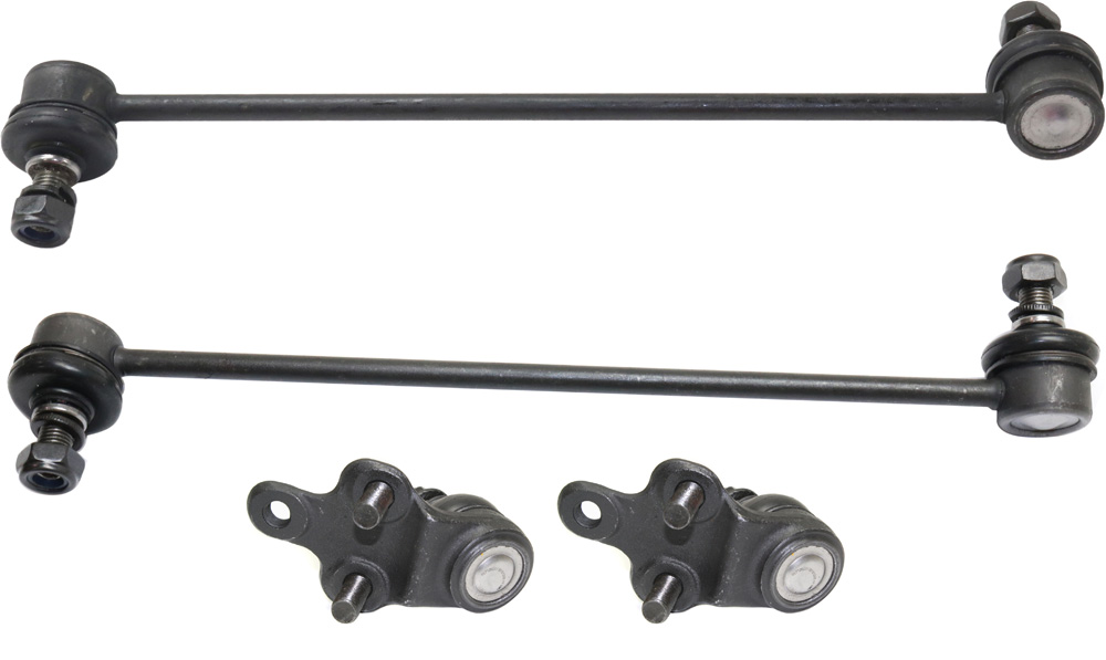 AM AVALON 97-04 FRONT SUSPENSION KIT RH AND LH 4 pc Kit with Ball Joints and Sway Bar Links SKU KIT 081617-56 OEM 104218-256025-1014286-2601389