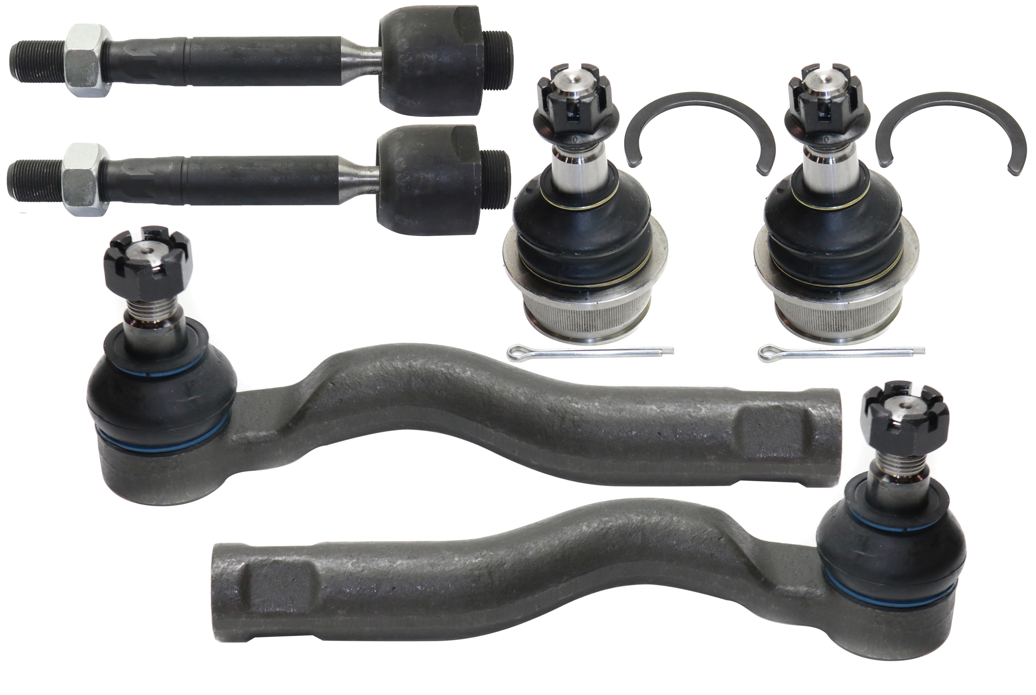 AM TUNDRA 07-20 FRONT SUSPENSION KIT RH AND LH 6 pc Kit with Ball Joints and Tie Rod Ends SKU KIT 081617-90 OEM 1015824-2693593-4012256-450470