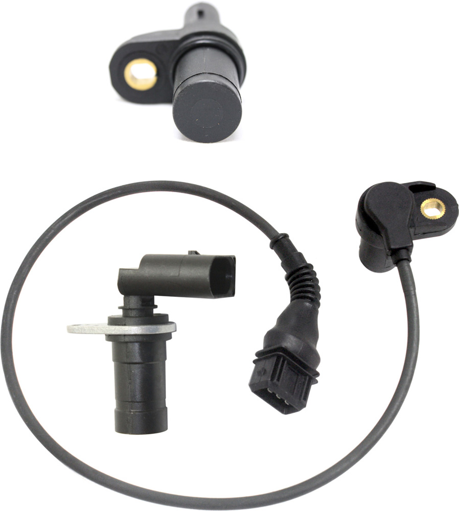AM 3 SERIES 99-05 X3-04-06 Z3-98-00 CRANKSHAFT POSITION SENSOR 3 pc Kit 3 Prong Blade Male Terminal 1 Female Connector with Camshaft Position Sensors SKU KIT 081618-18 OEM 22409-73245-147888-190510-7148