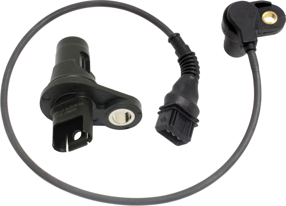 AM 323I 06-06 CRANKSHAFT POSITION SENSOR 2 pc Kit with Camshaft Position Sensor SKU KIT 081618-42 OEM 73203-96384-190348-715398-9077
