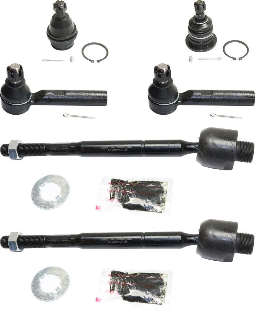 AM GX470-4RUNNER 03-09 FRONT SUSPENSION KIT RH AND LH 8 pc kit w Ball Joints and Tie Rod Ends SKU KIT 081717-58 OEM 2601746-5051435-104500017-4806