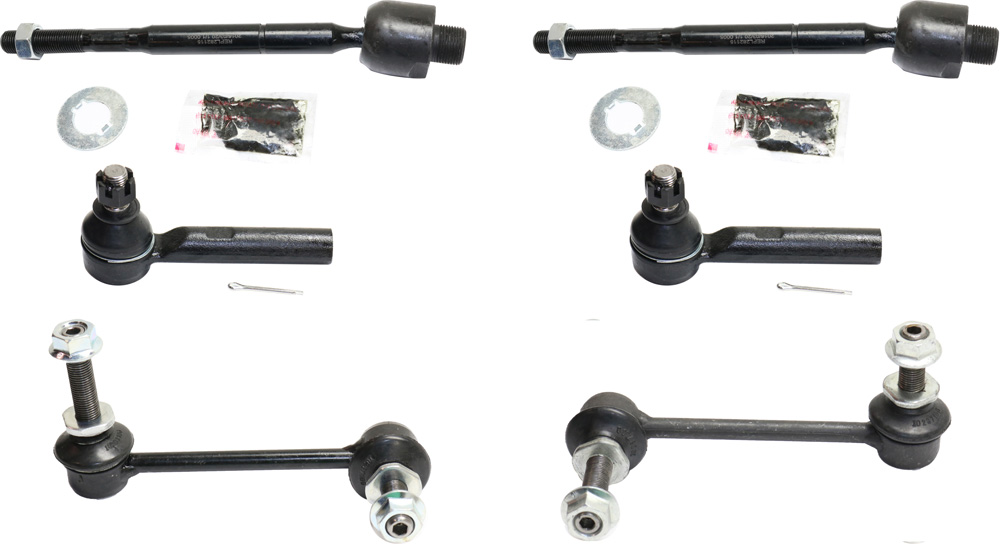 AM GX470-4RUNNER 03-09 FRONT SUSPENSION KIT RH AND LH 6 pc kit w Sway Bar Links and Tie Rod Ends SKU KIT 081717-59 OEM 1015180-1880948-2651791-545158