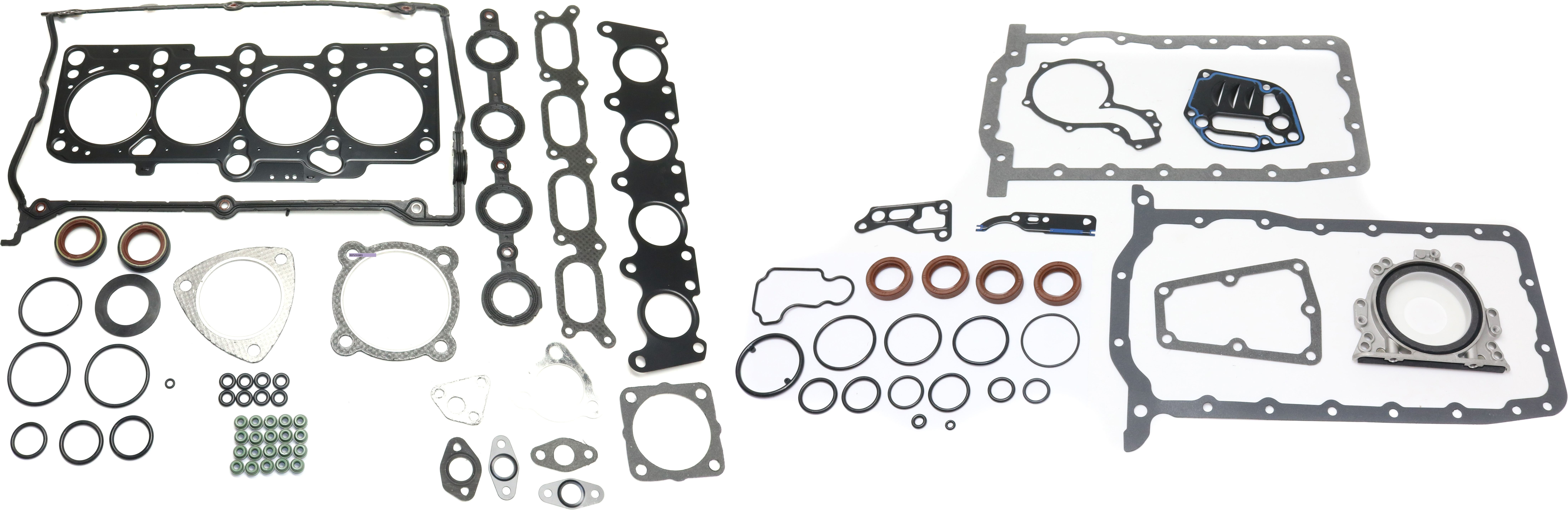 AM TT TT QUATTRO 00-06 ENGINE GASKET SET 2 pc Kit 4 Cyl 1.8L Engine w Cylinder Head Gasket Lower Engine Gasket Set SKU KIT 082016-02