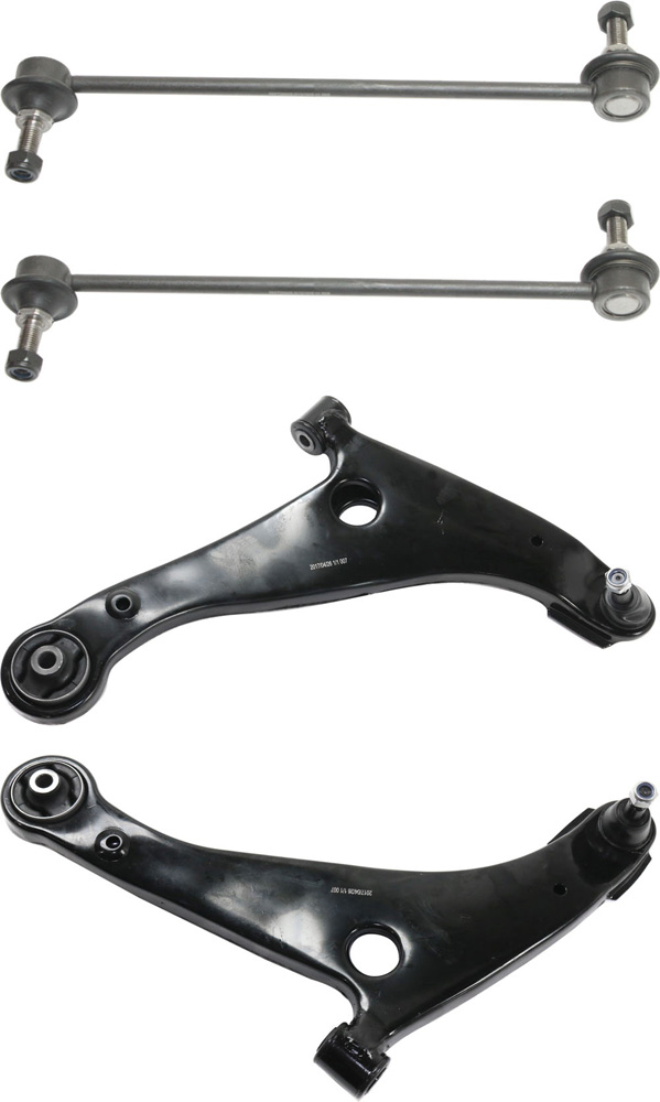 AM GALANT 04-12 ECLIPSE 06-12 FRONT CONTROL ARM KIT RH AND LH Lower w ball joint s 4 pc Kit with Sway Bar Link SKU KIT 082217-09 OEM MN186655 MN161705 MN186656 MN1
