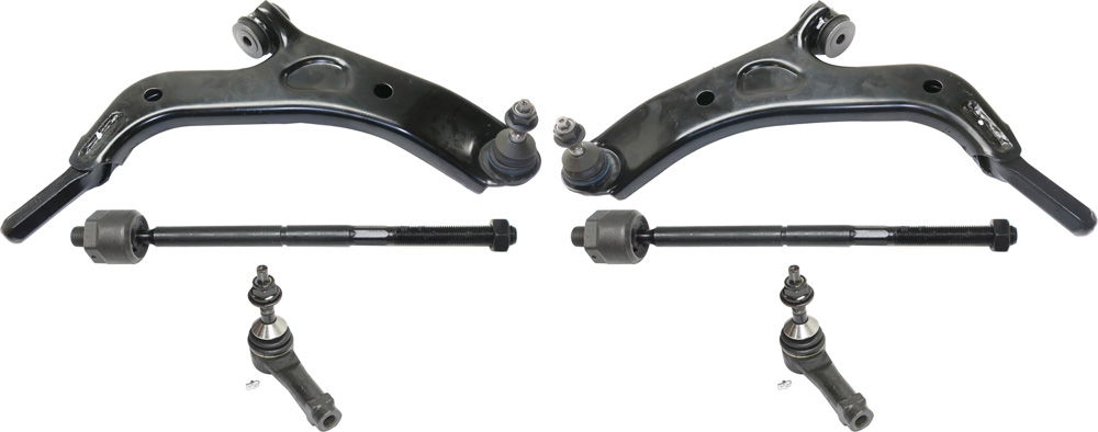 AM SABLE TAURUS TAURUS X 08-09 FRONT CONTROL ARM KIT RH AND LH Lower 6 pc Kit with Tie Rod End SKU KIT 082217-14 OEM 8G1Z3079L 8G1Z3079A 8G1Z3078A