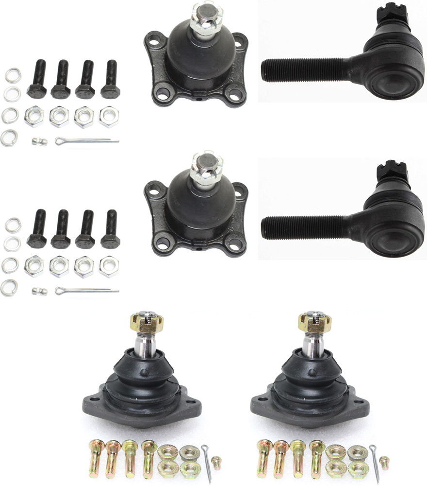 AM 4RUNNER PICKUP 89-95 T100-93-98 FRONT SUSPENSION KIT RH AND LH 6 pc Kit with Ball Joints and Tie Rod Ends SKU KIT 082217-26 OEM 107-591-014-879-192-000-000-000-000