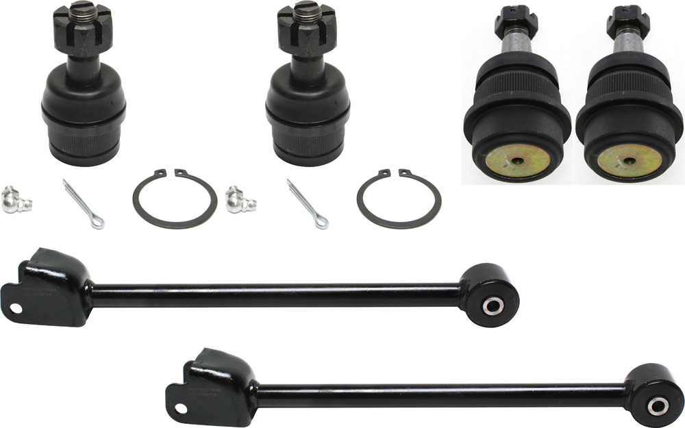AM WRANGLER 07-17 WRANGLER JK 18-18 FRONT CONTROL ARM KIT RH AND LH Upper 6 pc kit with Ball Joints SKU KIT 082217-29 OEM 104301-2601554-5051292-45D2292