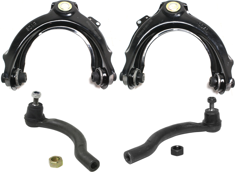 AM ACCORD 03-07 TSX 04-08 FRONT CONTROL ARM KIT RH AND LH Upper 4 pc Kit with Tie Rod End SKU KIT 082217-52 OEM 51460SDAA01-51460SECA01-51450S