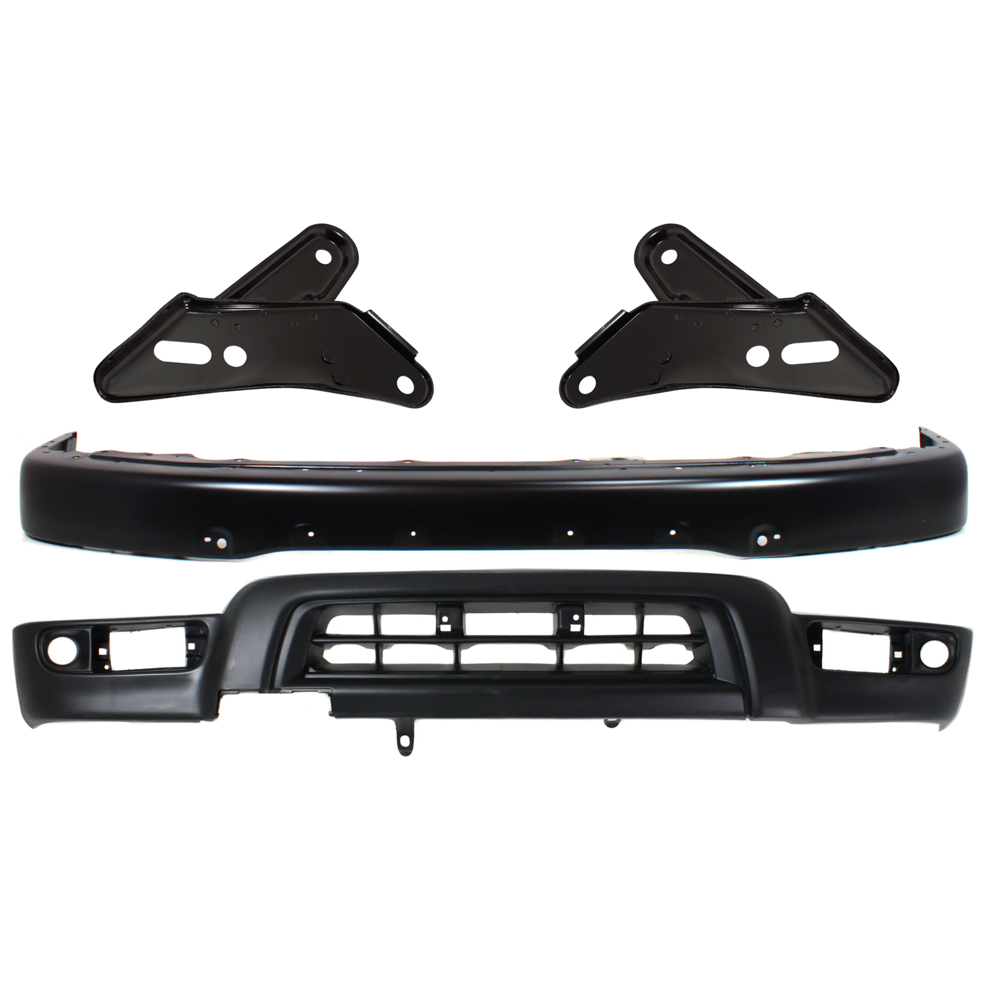 AM 4RUNNER 99-02 FRONT BUMPER 4 pc kit w Valance and Bumper Bracket SKU KIT 082224 C568 Partslink TO1002166 TO1066126 TO1067126 TO1095181 OEM 5210135927-5201235070-52011350