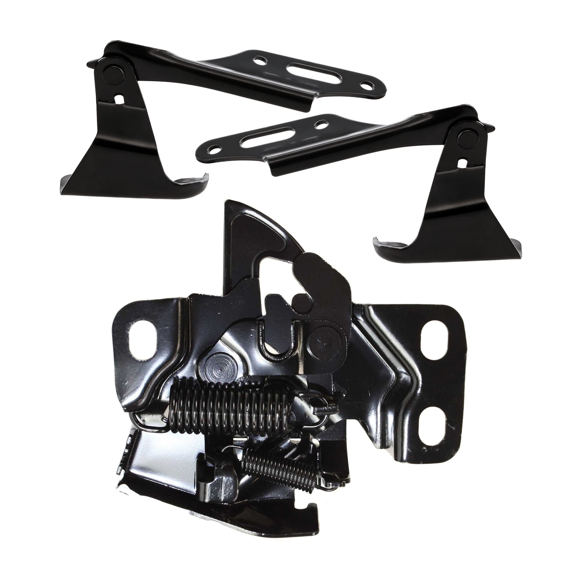 AM CIVIC 04-05 HOOD LATCH 3 pc kit with Hood Hinge SKU KIT 082224 C668 Partslink HO1234115 HO1236109 HO1236110 OEM 74120S5A509-60170S5A000ZZ 6012