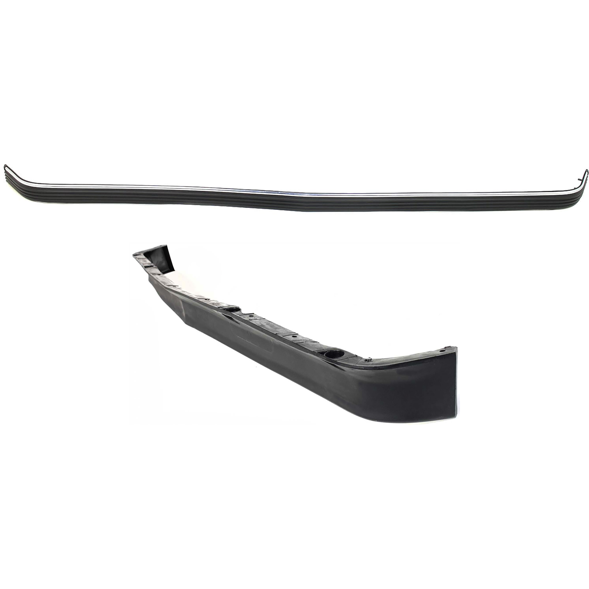 AM C K FULL SIZE P U 88-00 FRONT BUMPER MOLDING 2 pc Kit with Valance SKU KIT 082224 C718 Partslink GM1057127 GM1090108 OEM 15574113-15569428