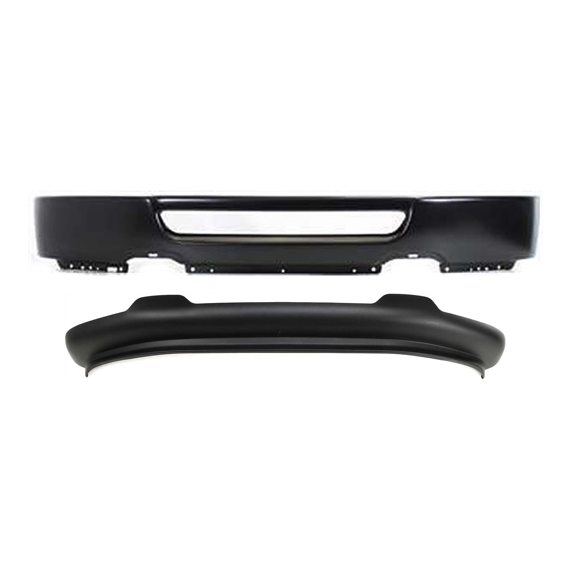 AM F 150-06-08 FRONT BUMPER 2 pc kit w Valance SKU KIT 082224 C738 Partslink FO1002402 FO1093107 OEM 6L3Z17757CAPTM 6L3Z17626AAA