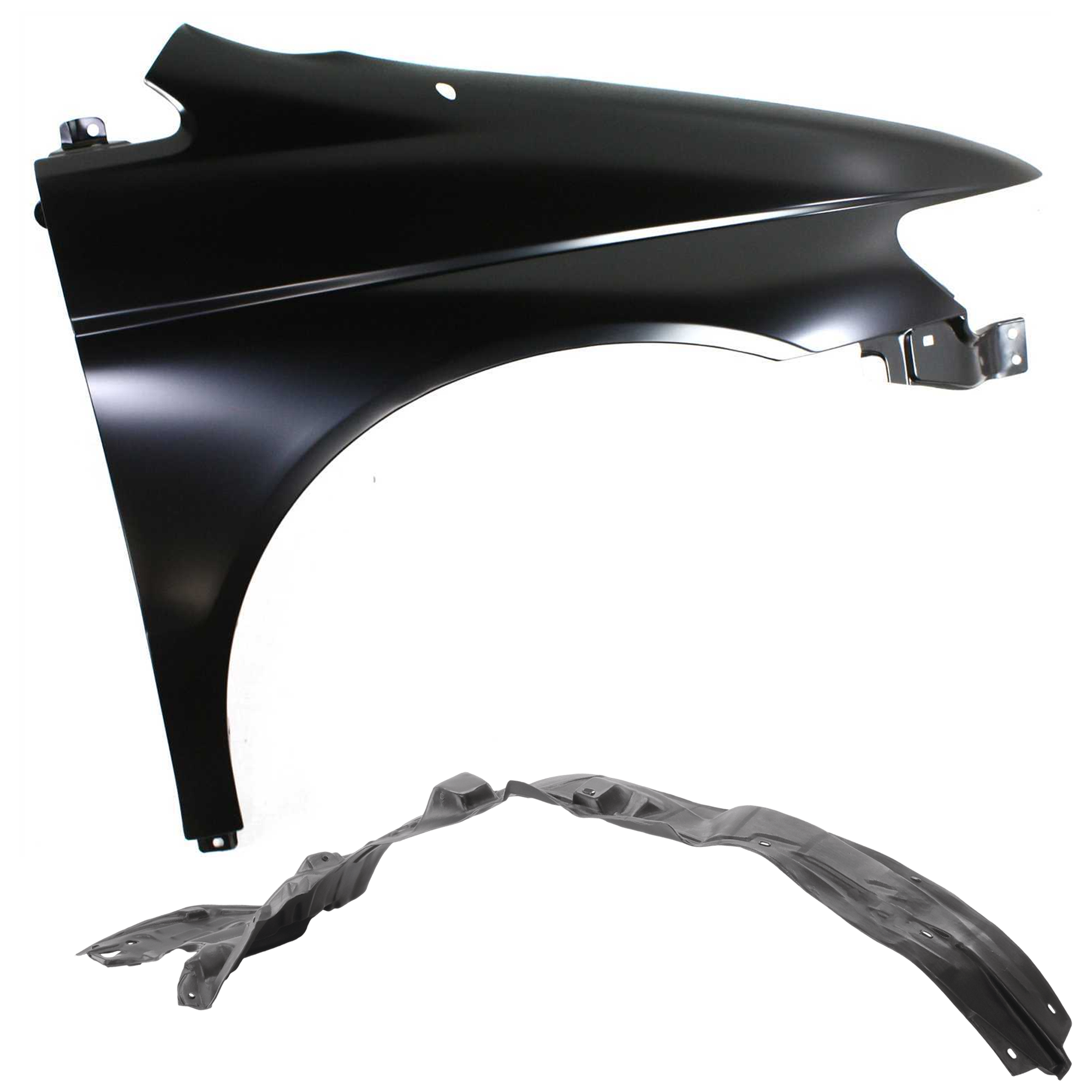 AM ODYSSEY 99-04 FRONT FENDER RH 2 pc Kit Primed with Fender and Fender Liner SKU KIT 082224 C745 Partslink HO1241154 HO1249111 OEM 60211S0XA90ZZ 74101S0XA00