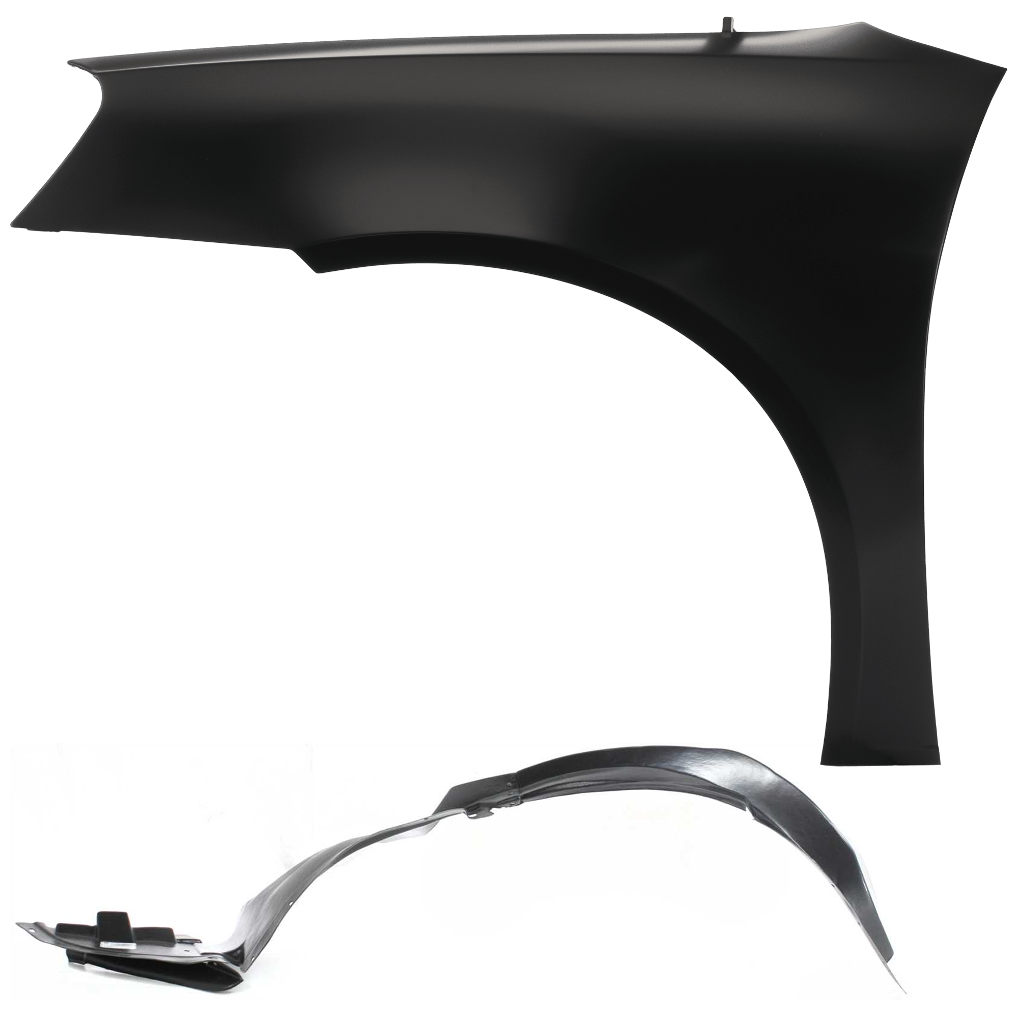 AM G6-05-10 FRONT FENDER LH 2 pc kit Primed with Fender Liner SKU KIT 082224 C764 Partslink GM1240321 GM1248174 OEM 15882267-25956106