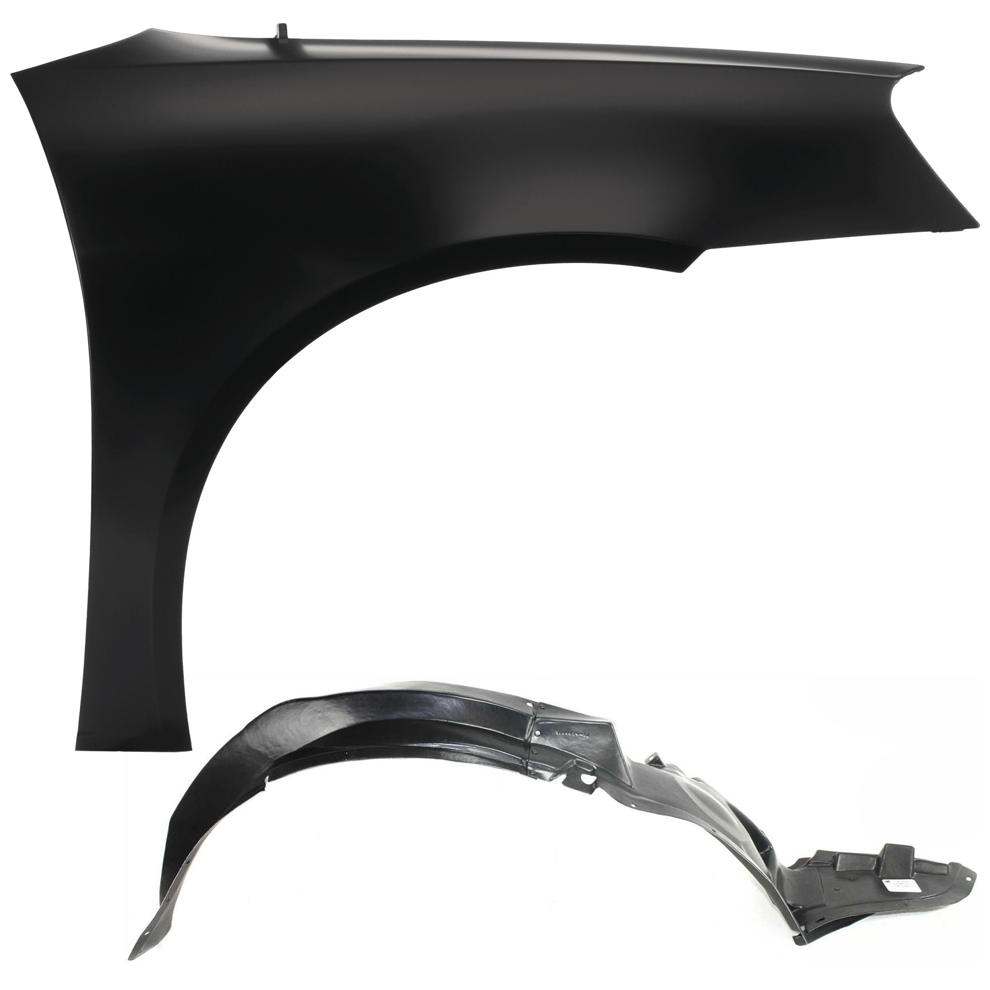AM G6-05-10 FRONT FENDER RH 2 pc kit Primed with Fender Liner SKU KIT 082224 C766 Partslink GM1241321 GM1249174 OEM 15882266-20815093