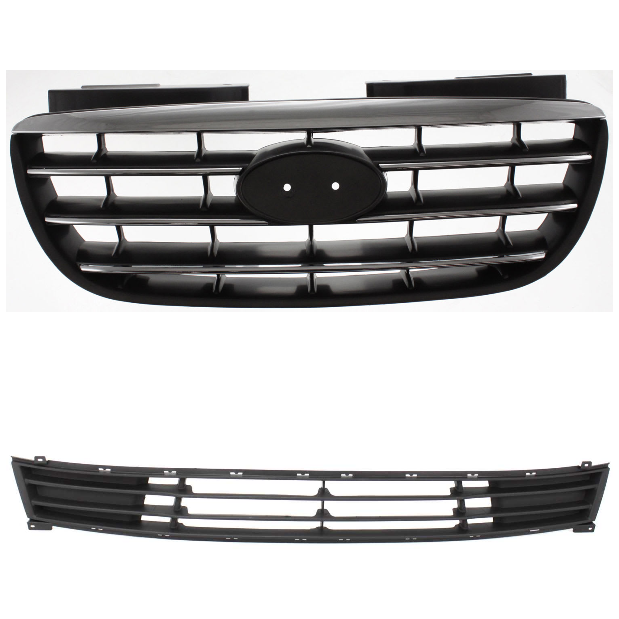AM ELANTRA 07-10 GRILLE 2 pc Kit with Bumper Grille SKU KIT 082224 C767 Partslink HY1200145 HY1036110 OEM 863502H000-865612H001
