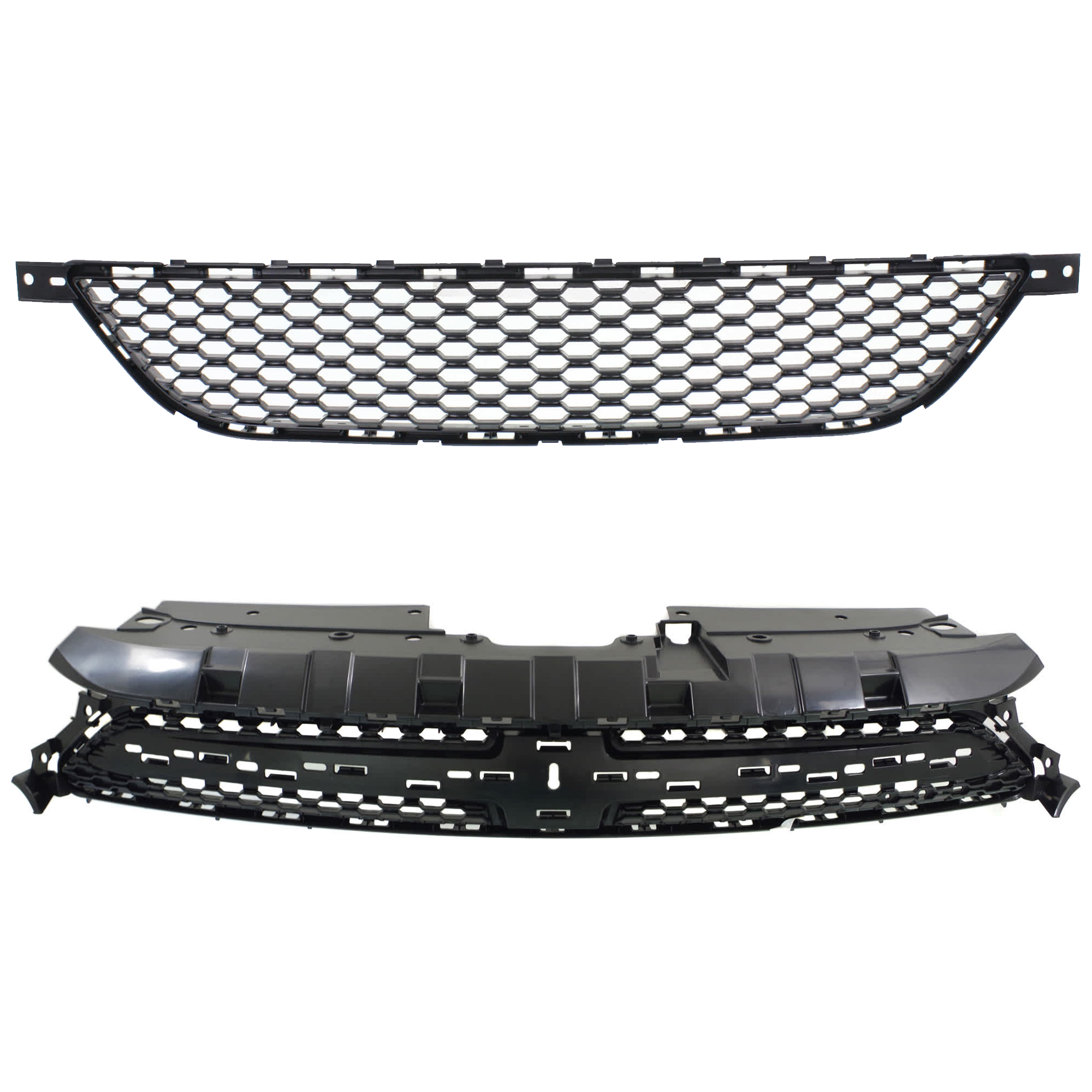 AM DART 13-16 GRILLE 2 pc Kit Textured Black Shell and Insert with Bumper Grille SKU KIT 082224 C775 Partslink CH1200378 CH1036125 OEM 68081408AE 68081409AA