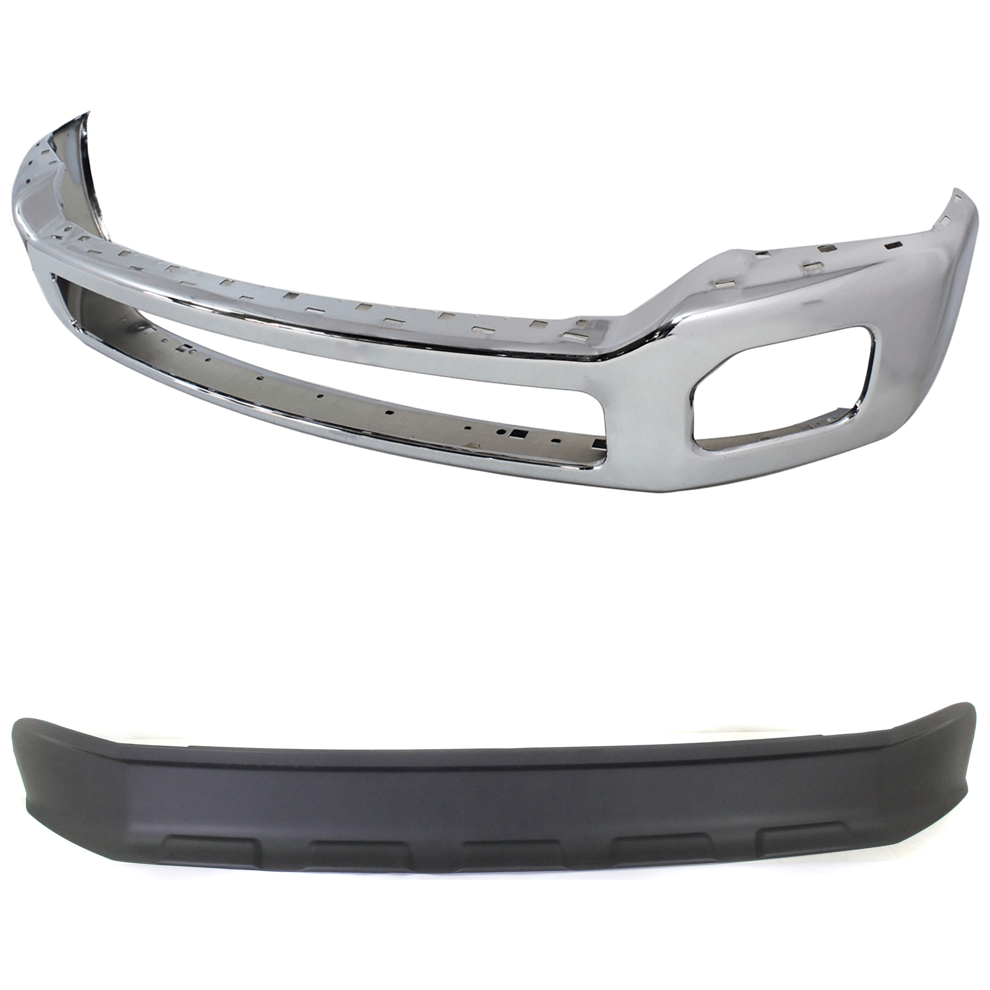 AM F SERIES SUPER DUTY PICKUP 11-16 FRONT BUMPER 2 pc kit Chrome with Valance SKU KIT 082224 C778 Partslink FO1002416 FO1095242 OEM BC3Z17757B BC3Z17626BA