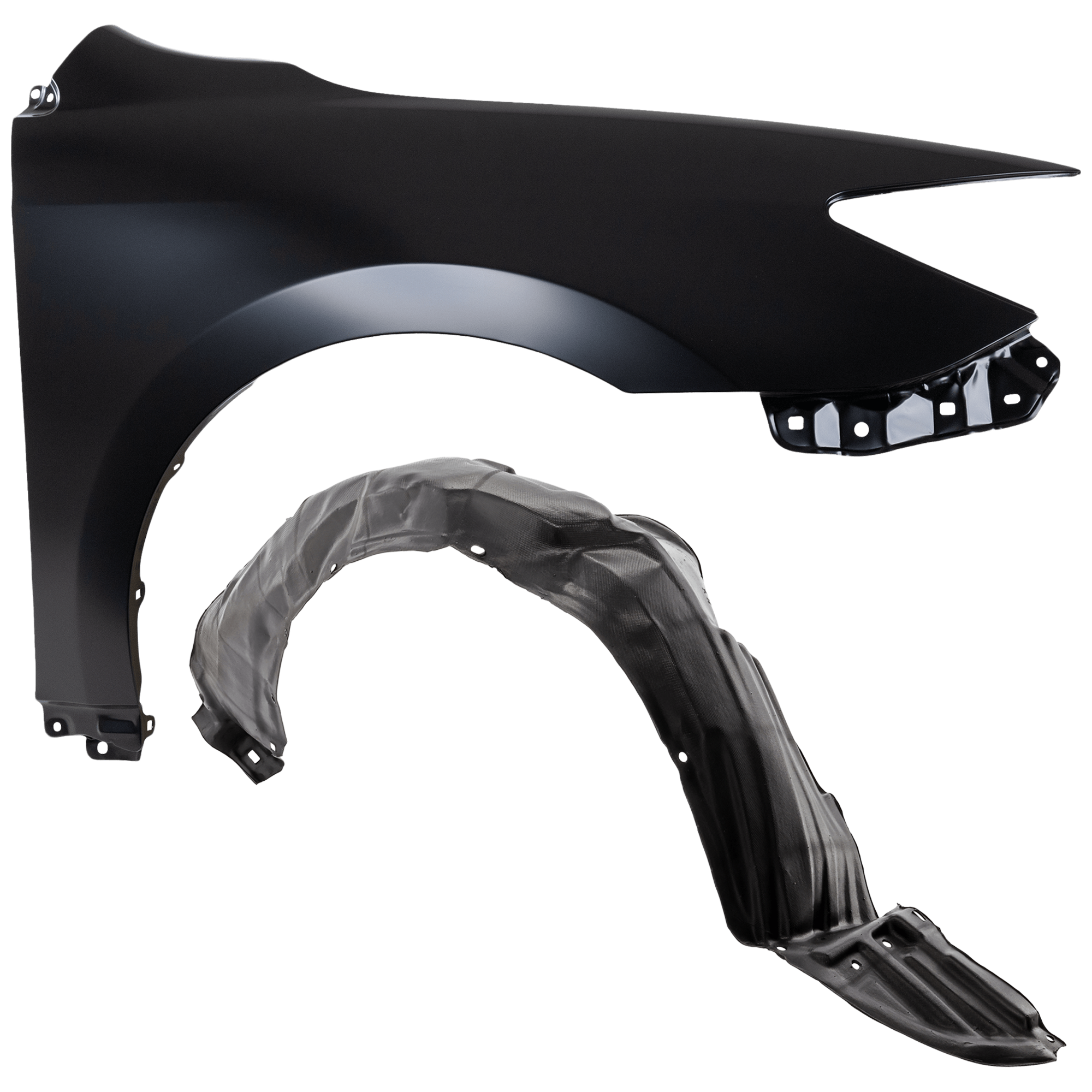 AM TC 05-10 FRONT FENDER RH 2 pc Kit Primed with Fender and Fender Liner SKU KIT 082224 C783 Partslink SC1241103 SC1249104 OEM 5380121120-5387521060